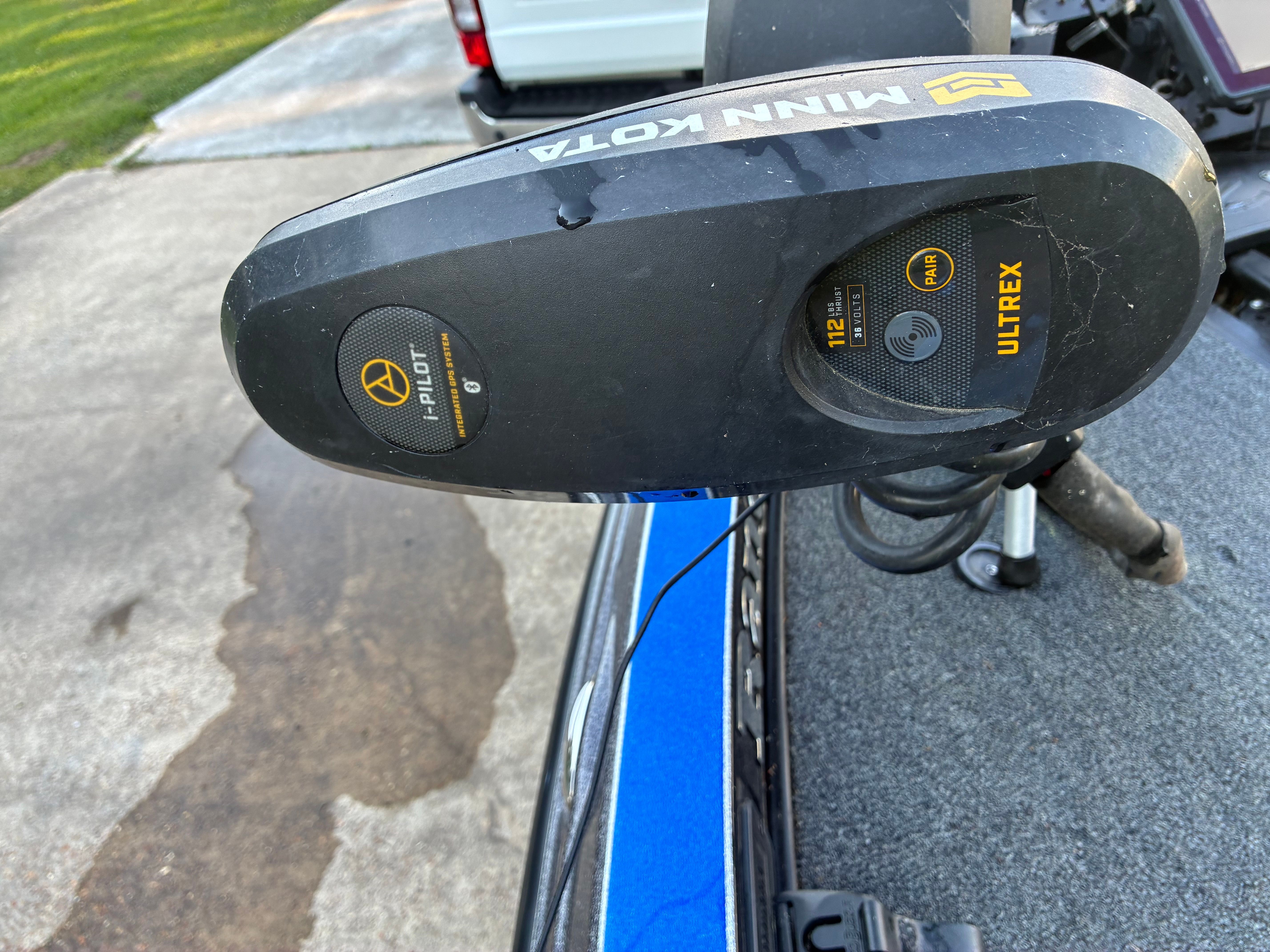 Minn Kota Ultrex on Ranger Z521R boat, year 2020.