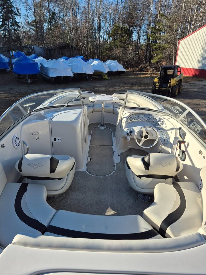 Interior view of a 2008 Vectra 2402 IO boat.