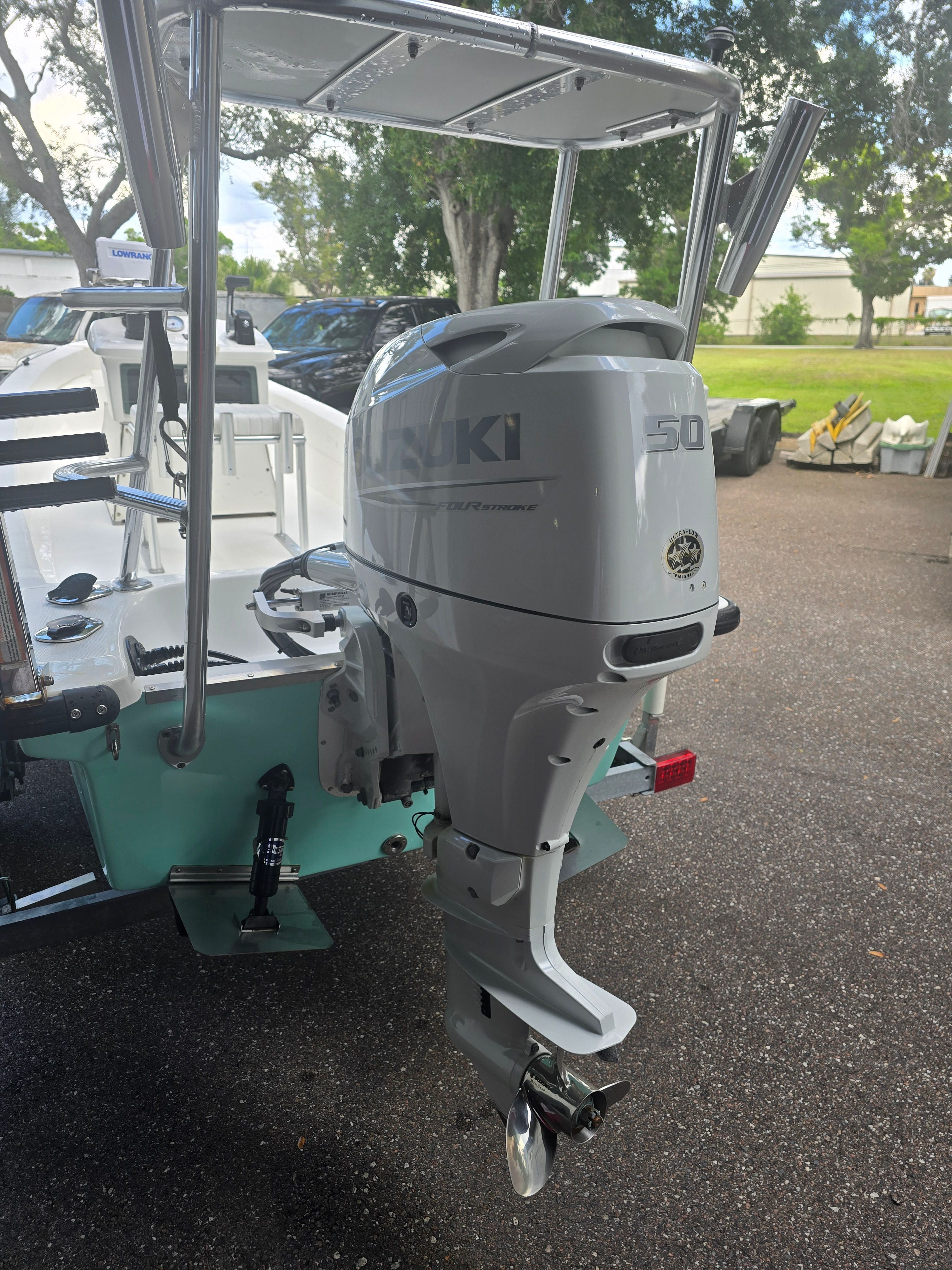 Panga Eduardono 2022 boat with Suzuki 50 HP outboard motor.