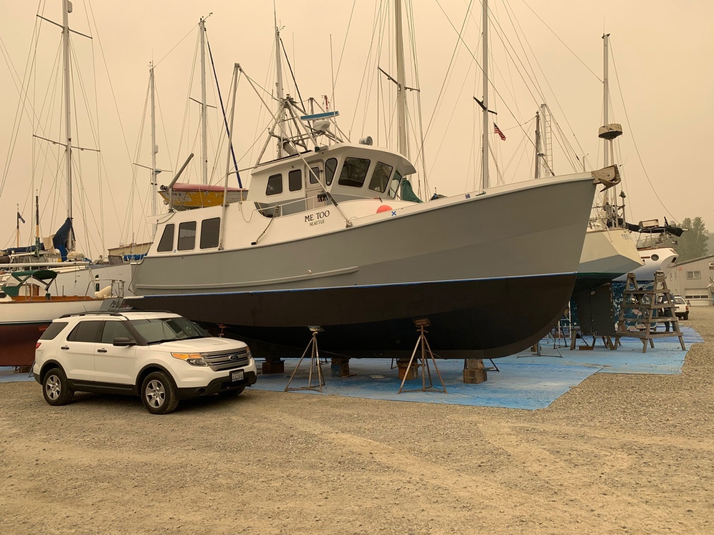 1997 Custom Steel Trawler 43 - Image 2