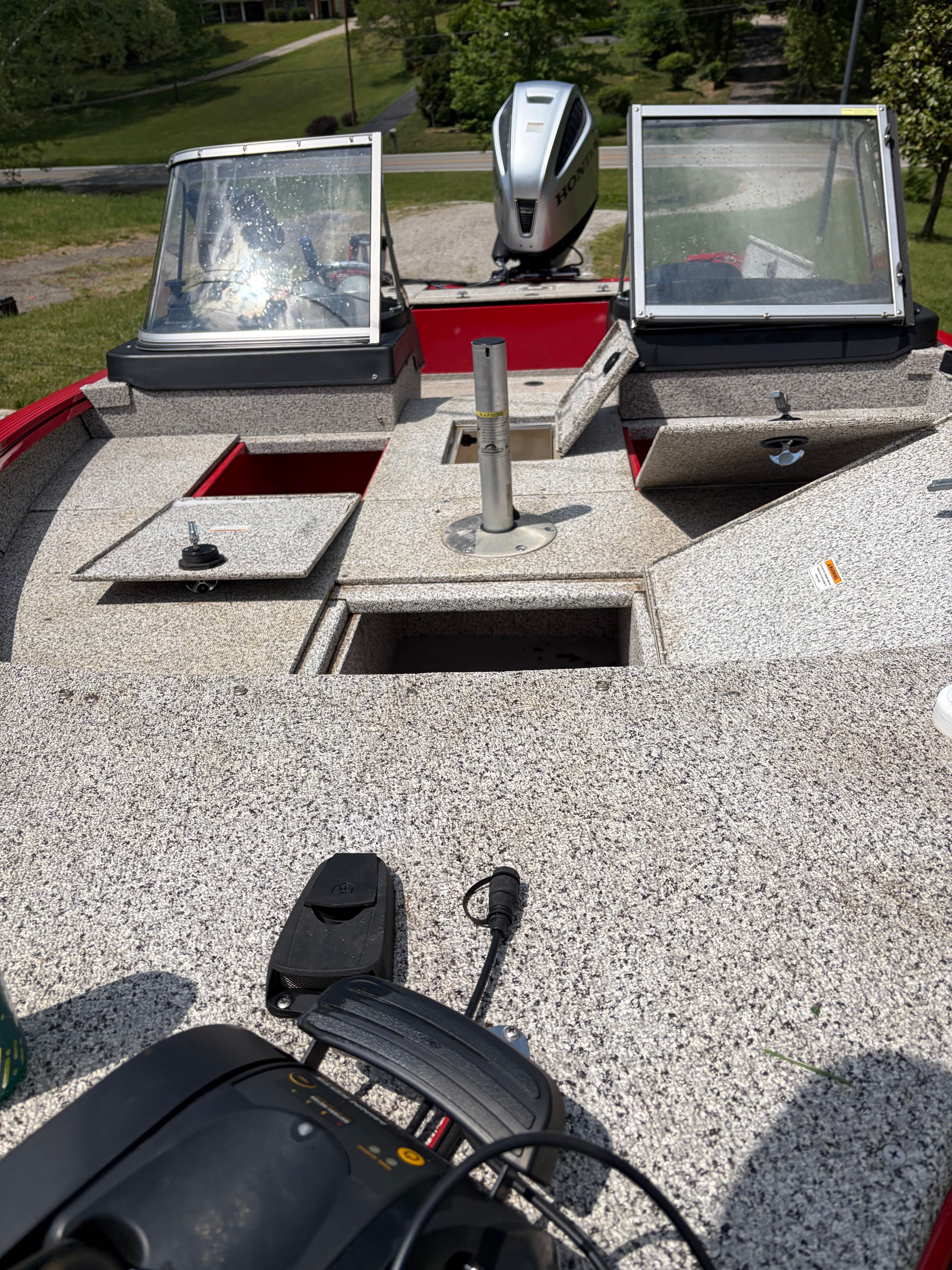Interior view of a 2024 Polar Kraft Outlander 2010 boat.