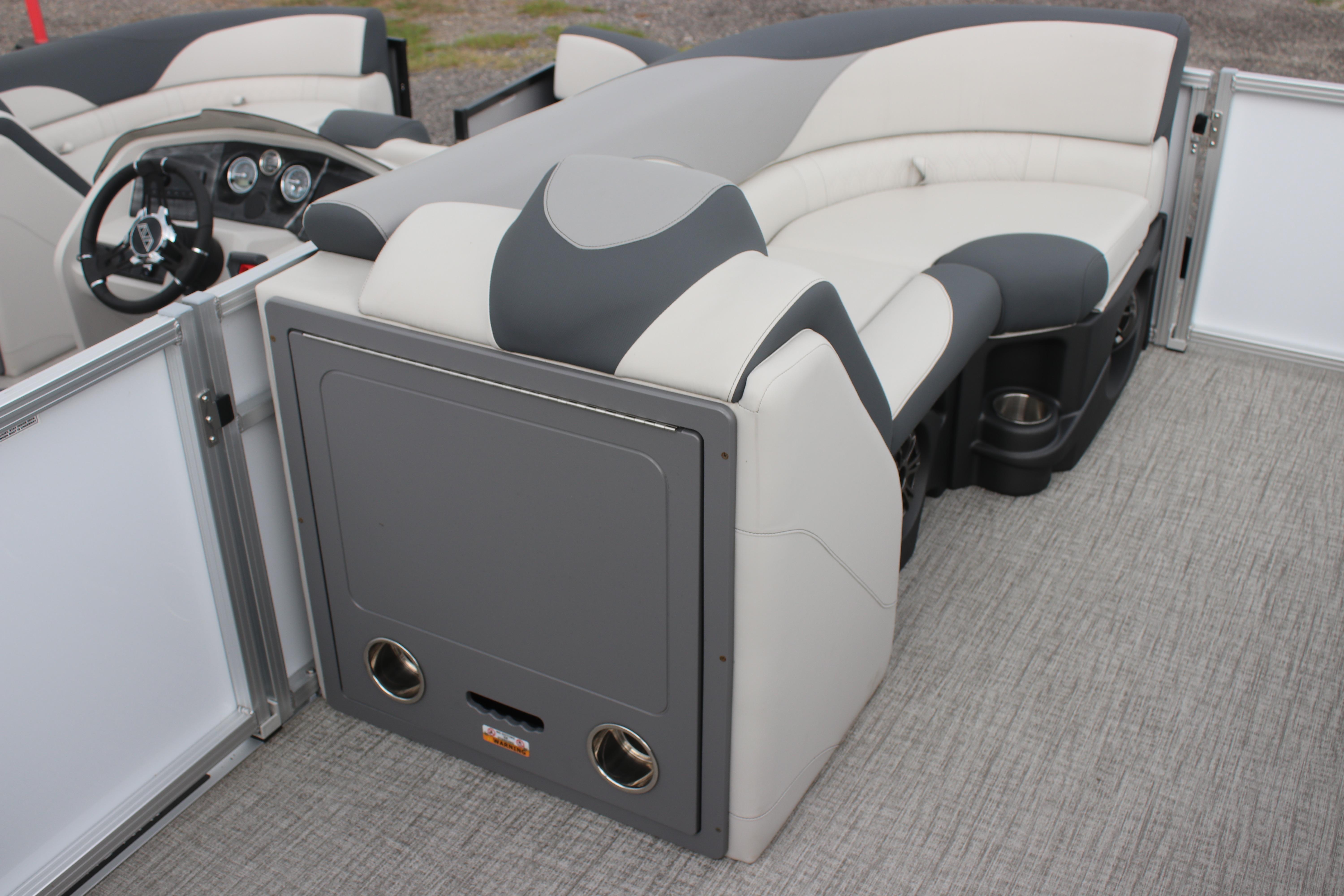 2025 Avalon LSZ Quad Lounger interior with plush seating and modern dashboard.