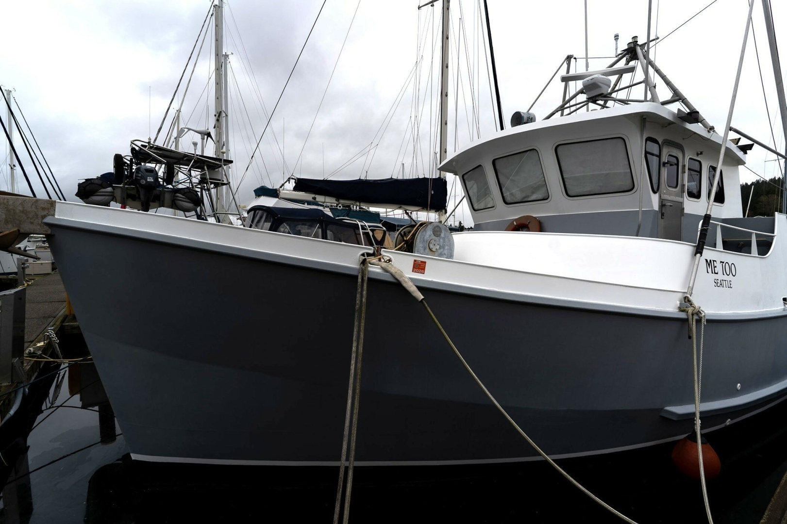 1997 Custom Steel Trawler 43 - Image 4