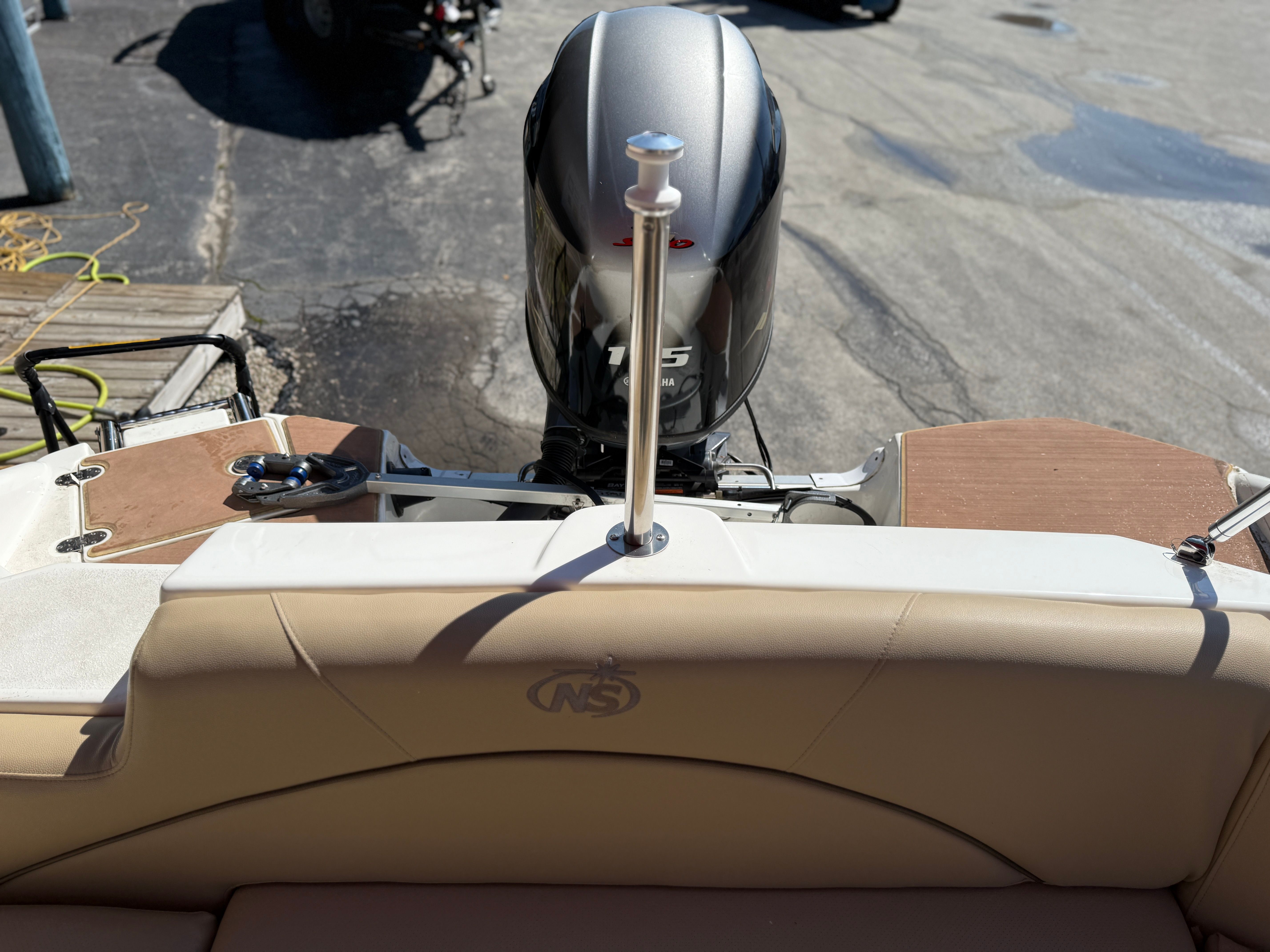 2019 NauticStar 203SC boat with Yamaha outboard motor.