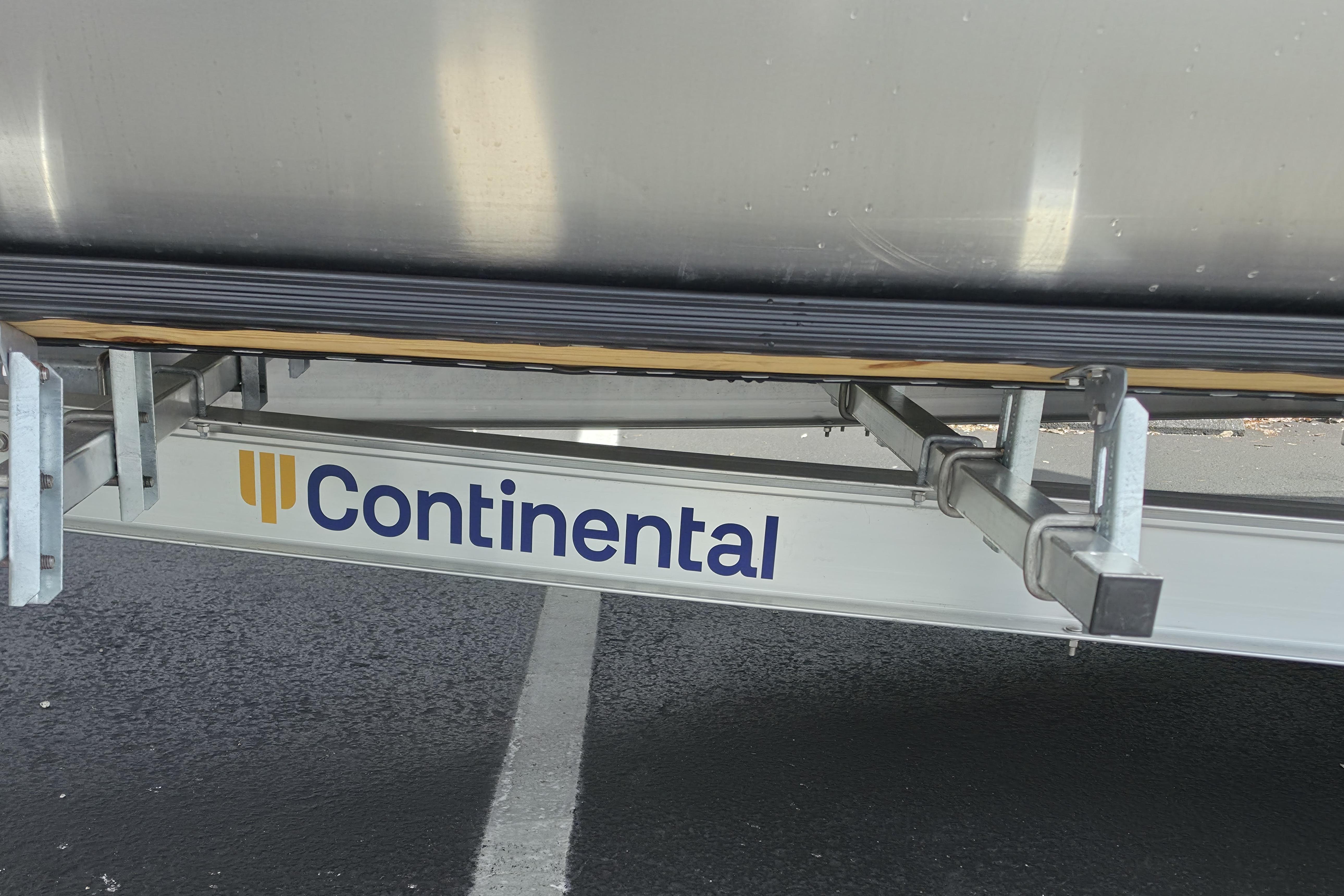 Trailer for 2026 Sun Tracker Party Barge 24 XP3 by Continental.