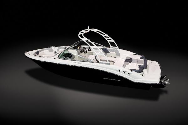 Manufacturer Provided Image: 2022 Chaparral 23 SSi boat with sleek design and modern features.