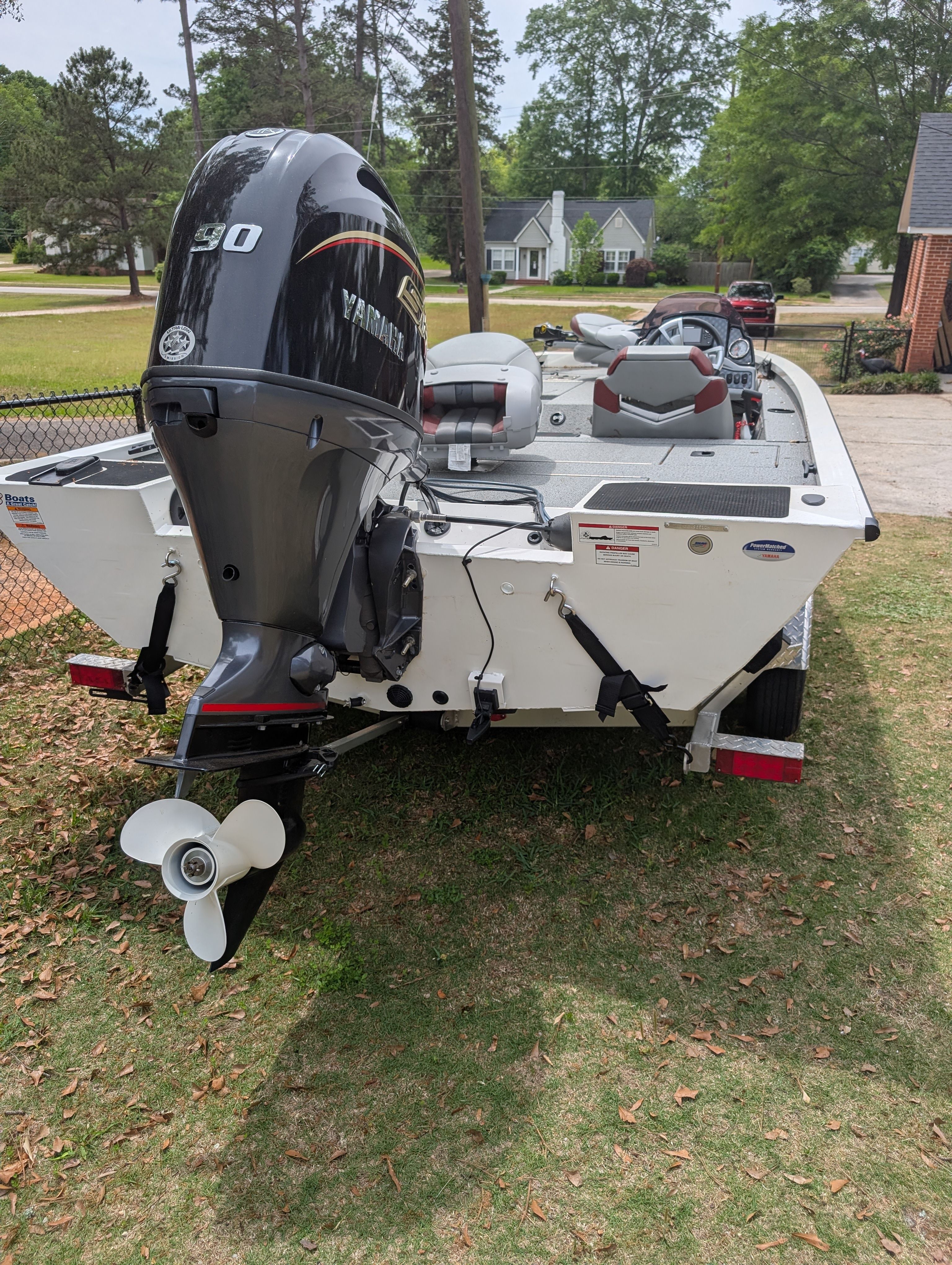 2025 G3 Sportsman 1710 boat on a trailer.