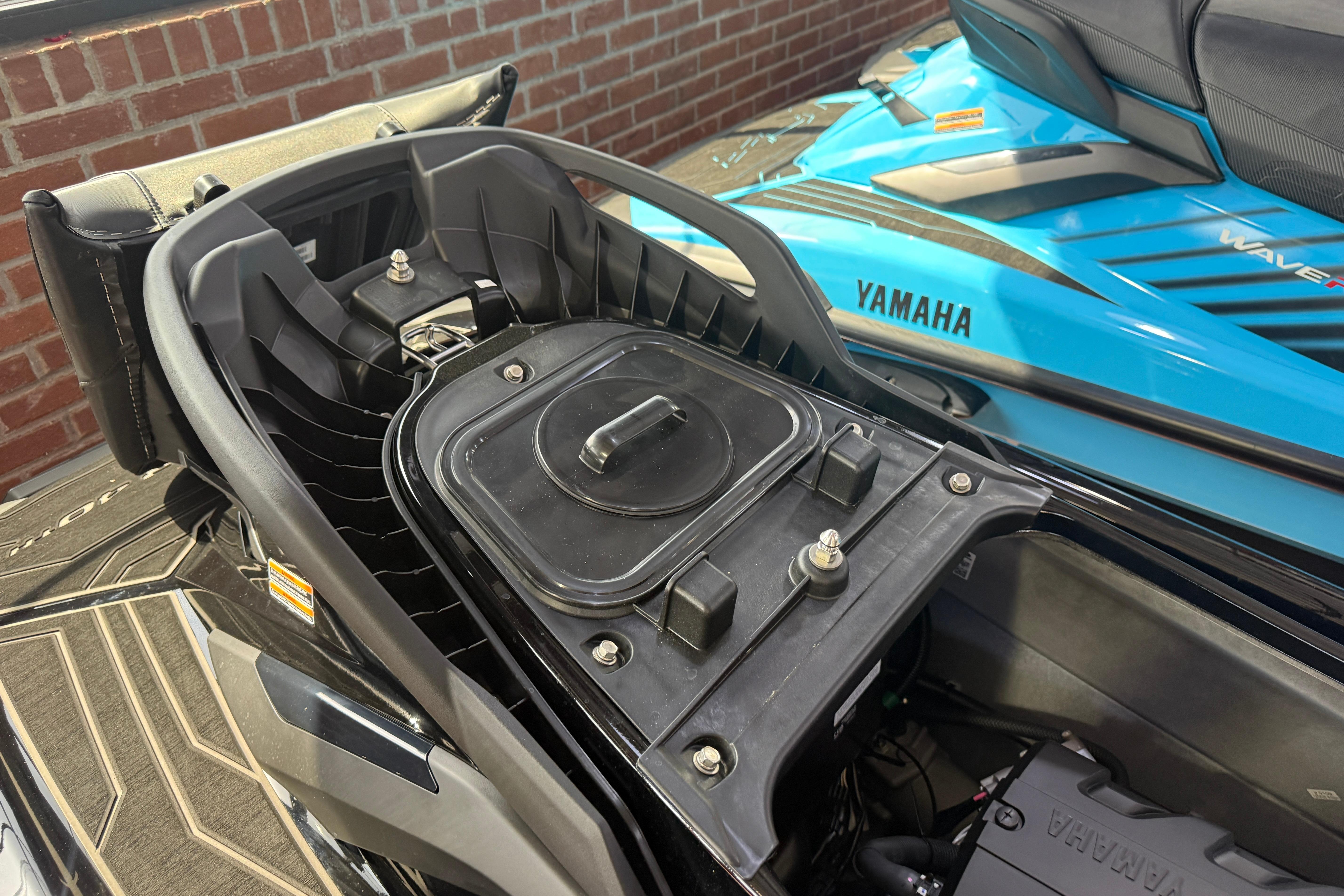 2026 Yamaha WaveRunner FX Limited SVHO engine compartment, showcasing sleek design and advanced features.