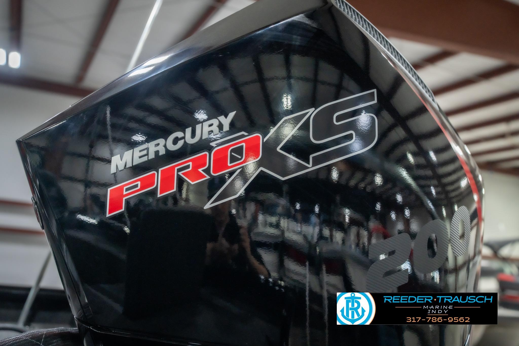 2026 Lund 2075 Impact XS with Mercury Pro XS engine in showroom.