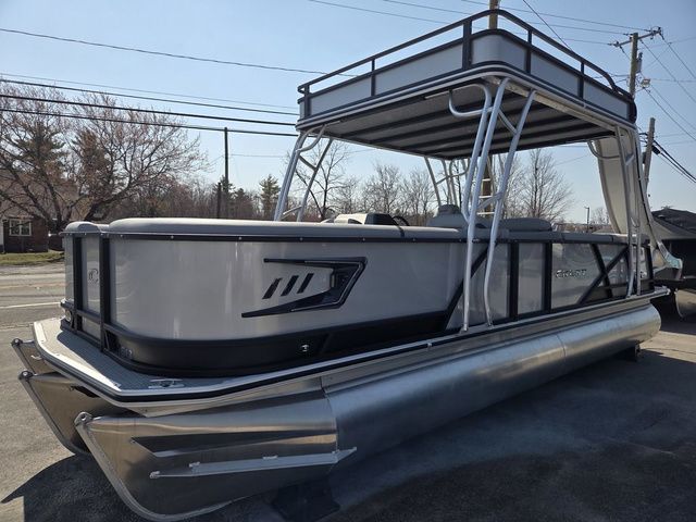 2026 Crest Caribbean 250 Double-Decker Tri-Toon w/250hp, Trai