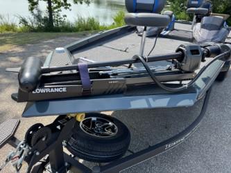 Ranger RT198P 2025 boat with Lowrance equipment by the lake.