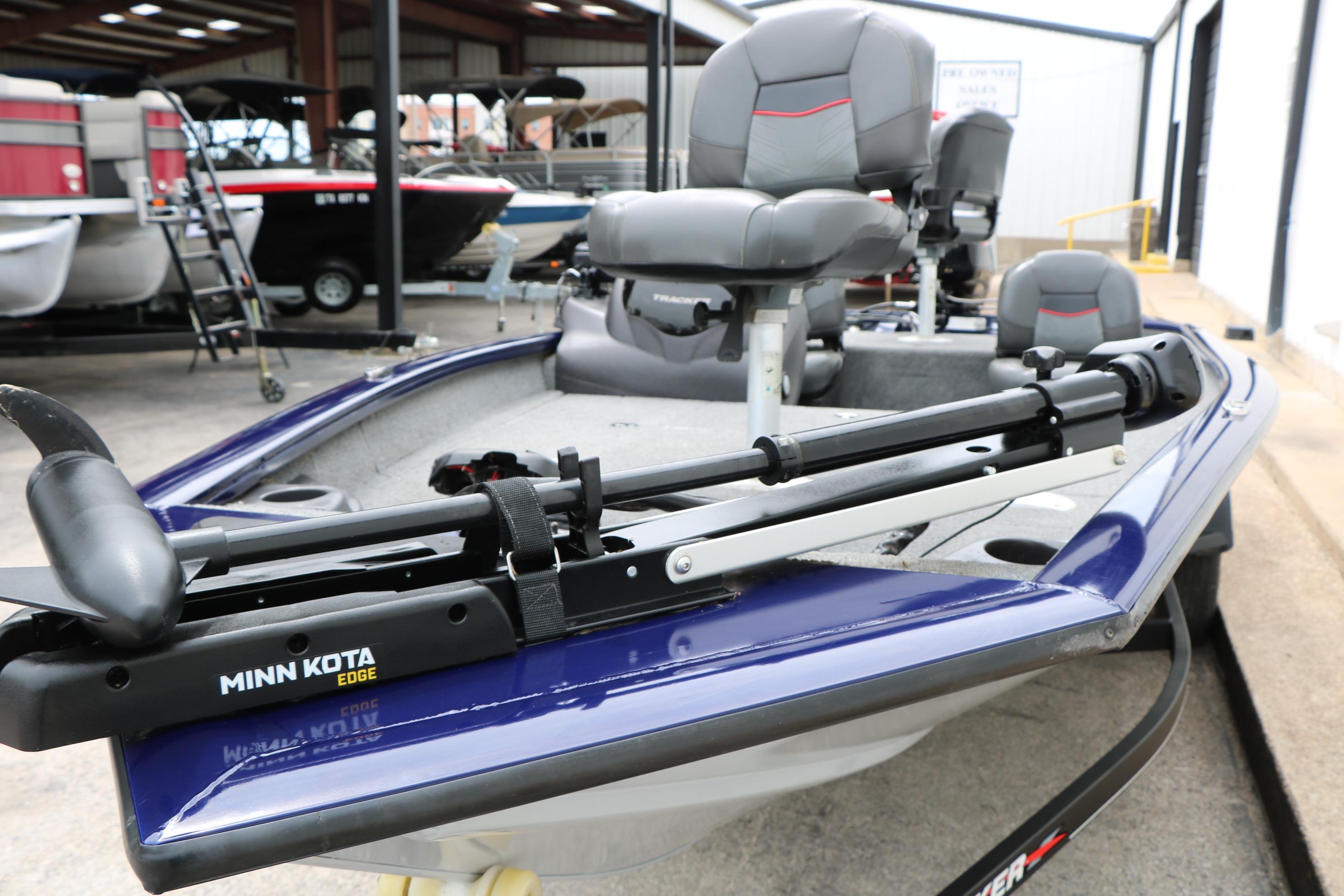 2022 Tracker Pro Team 175 TF boat with Minn Kota Edge trolling motor.