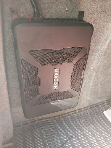 Kicker audio system installed in a 2014 Chaparral 224 Sunesta boat.