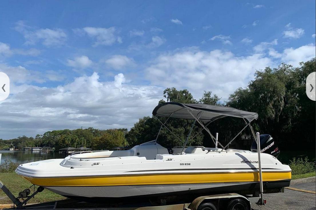 2016 Hurricane SunDeck Sport 232 OB