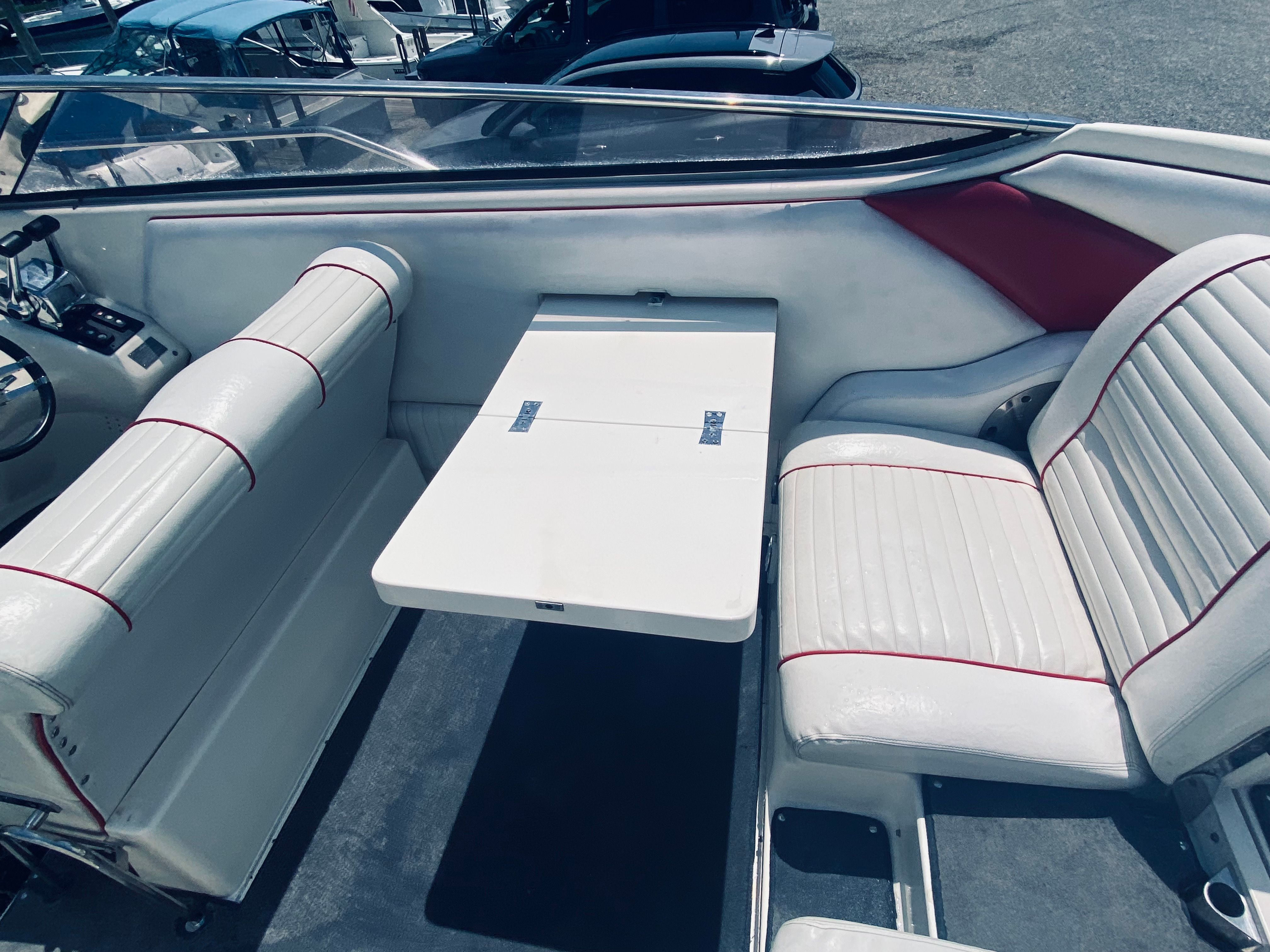 Interior of a 1994 Sunseeker Hawk 31 boat.