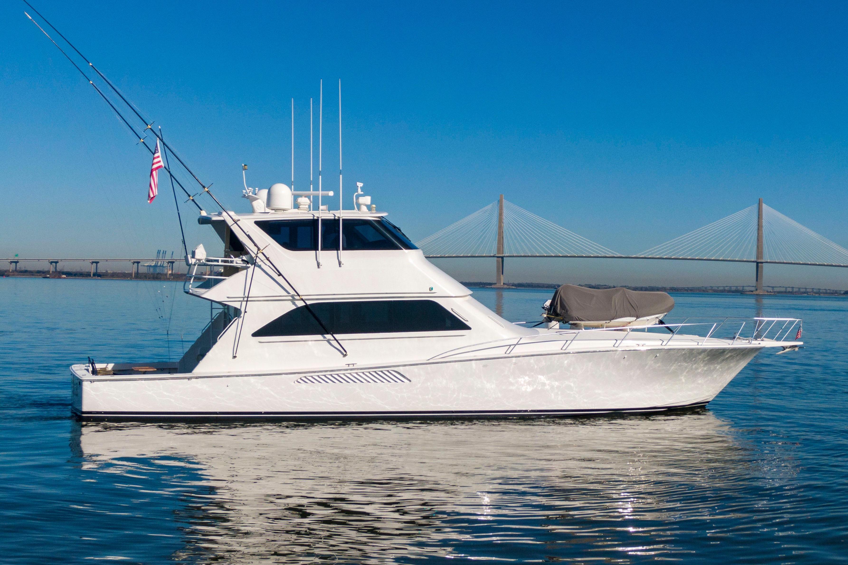 2002 Viking 65 Enclosed Bridge
