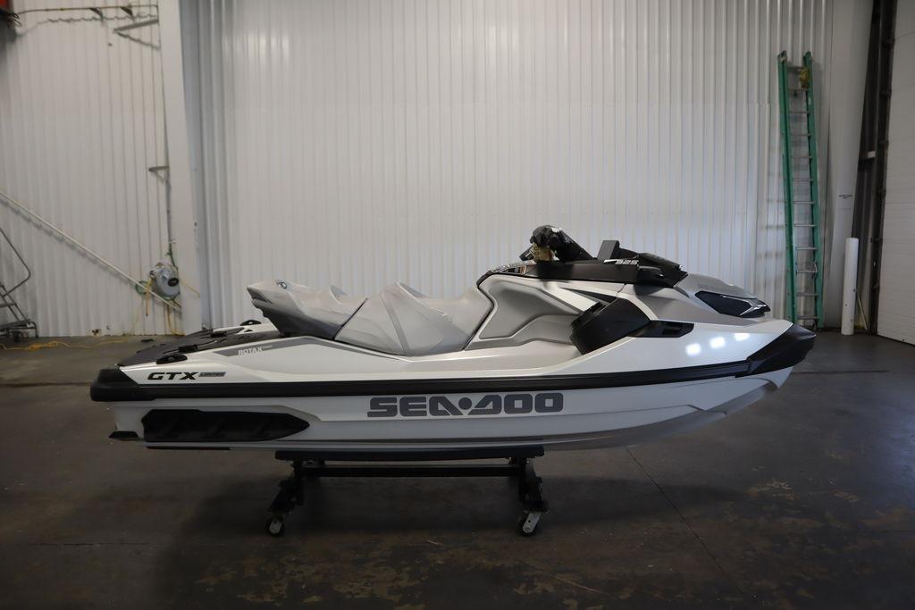 2026 Sea-Doo GTX Limited 325 jet ski in a garage setting.