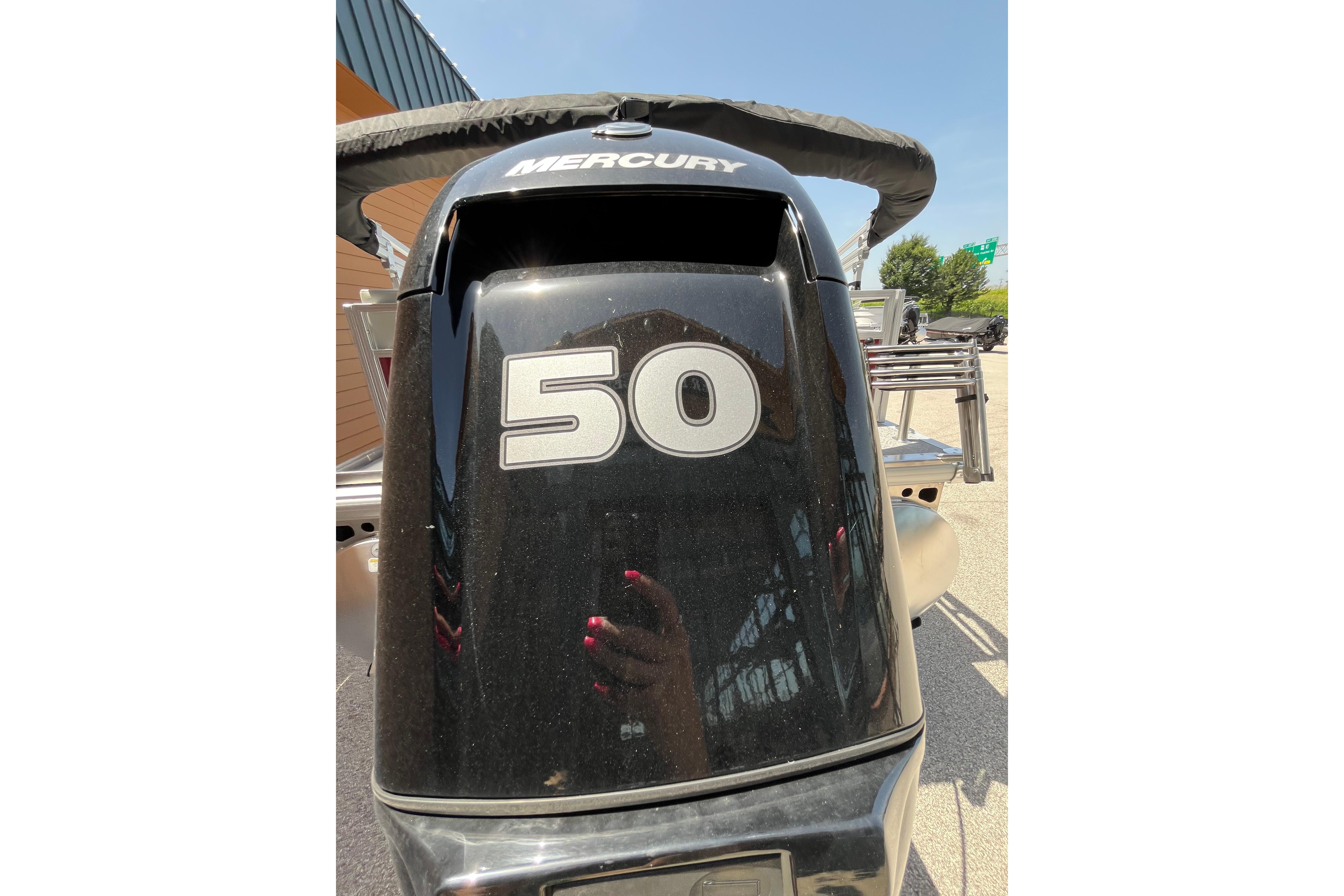 2026 Sun Tracker Bass Buggy 16 XL Select with Mercury 50 HP engine.