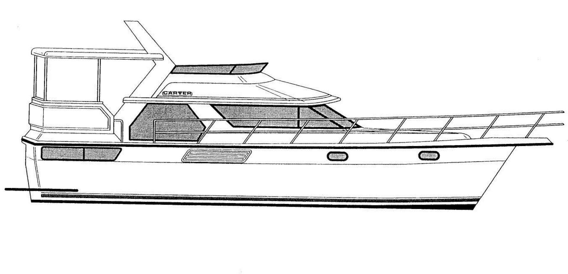 1995 Carver 440 Aft Cabin - Image 85