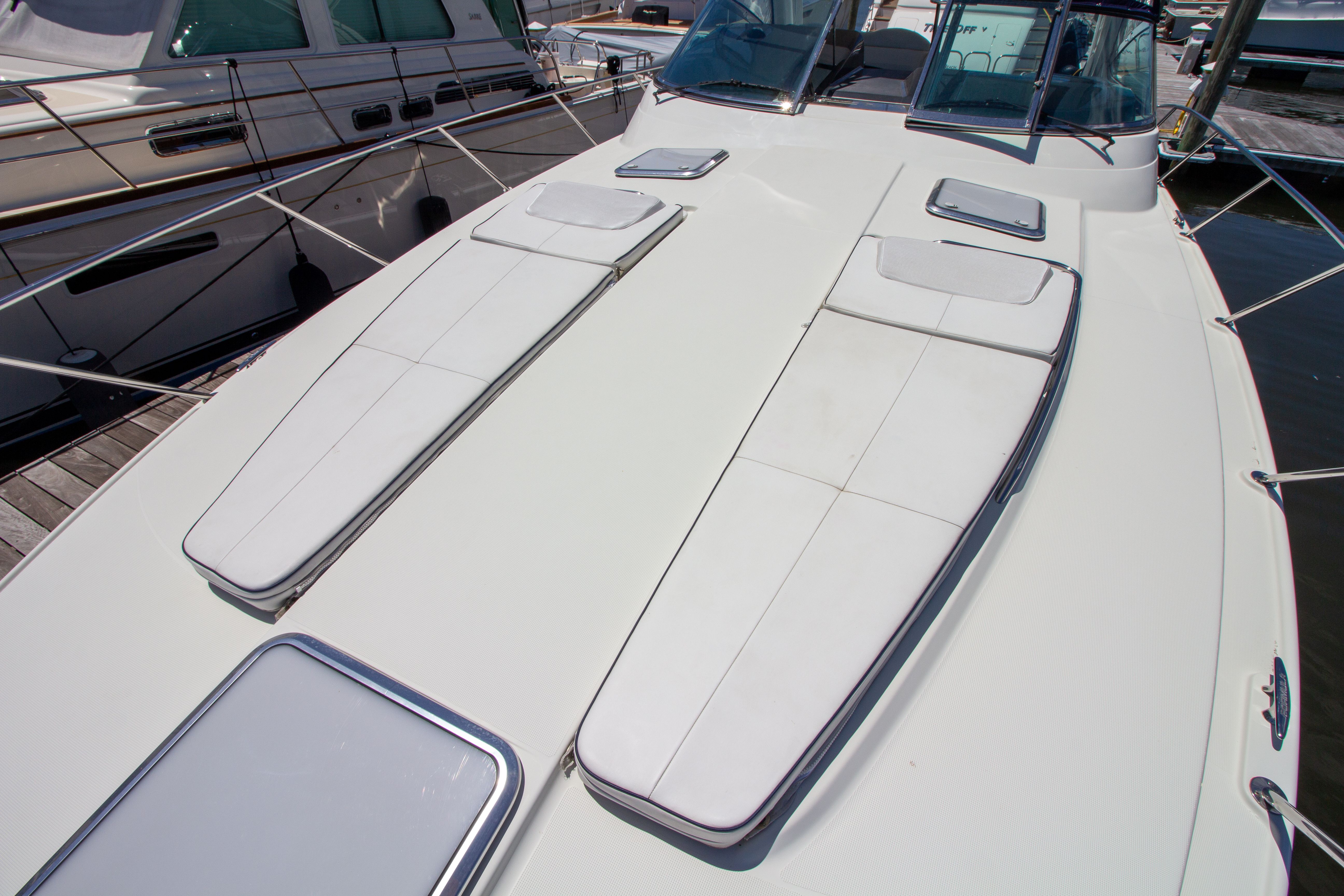 2016 Formula 40 Performance Cruiser on a dock.