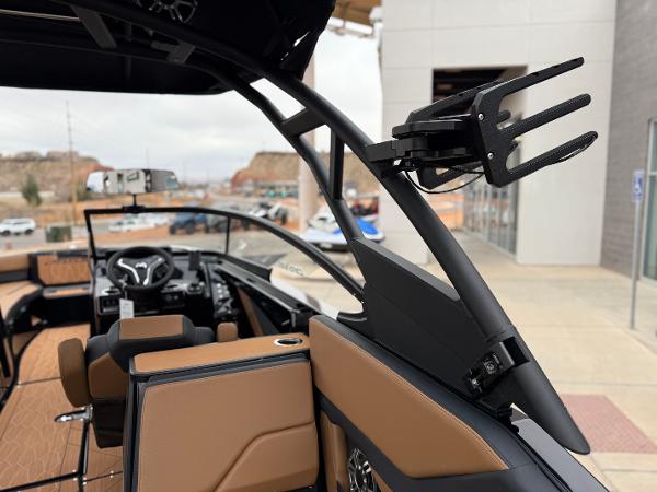 2025 Yamaha Boats 255XD interior with sleek design and advanced features, showcasing luxury and innovation.