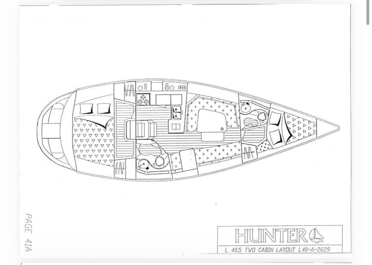 1993 Hunter Legend 40.5 - 52