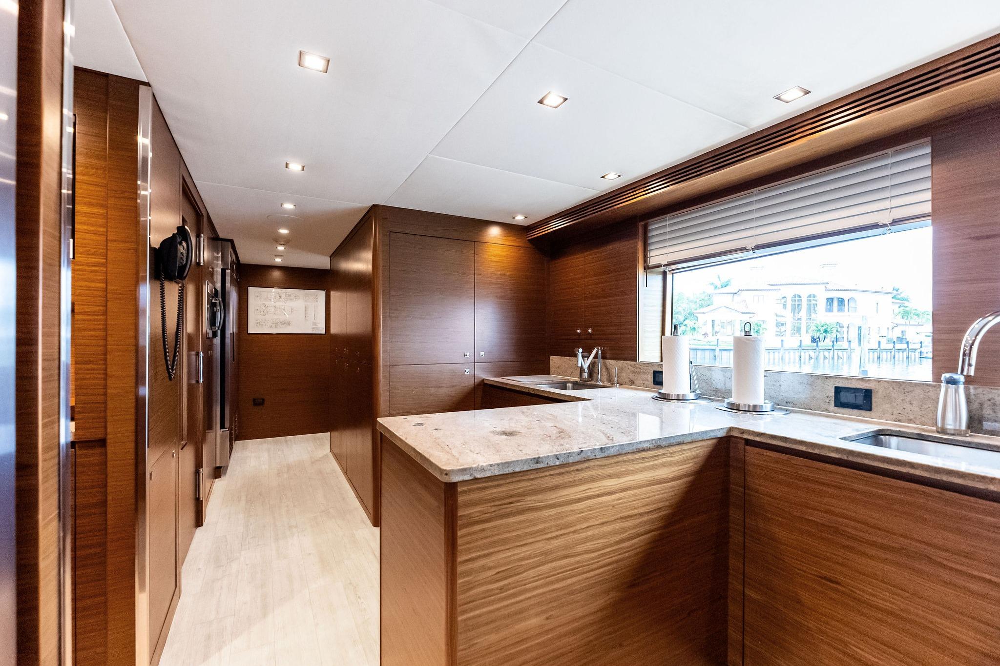 Galley, looking aft