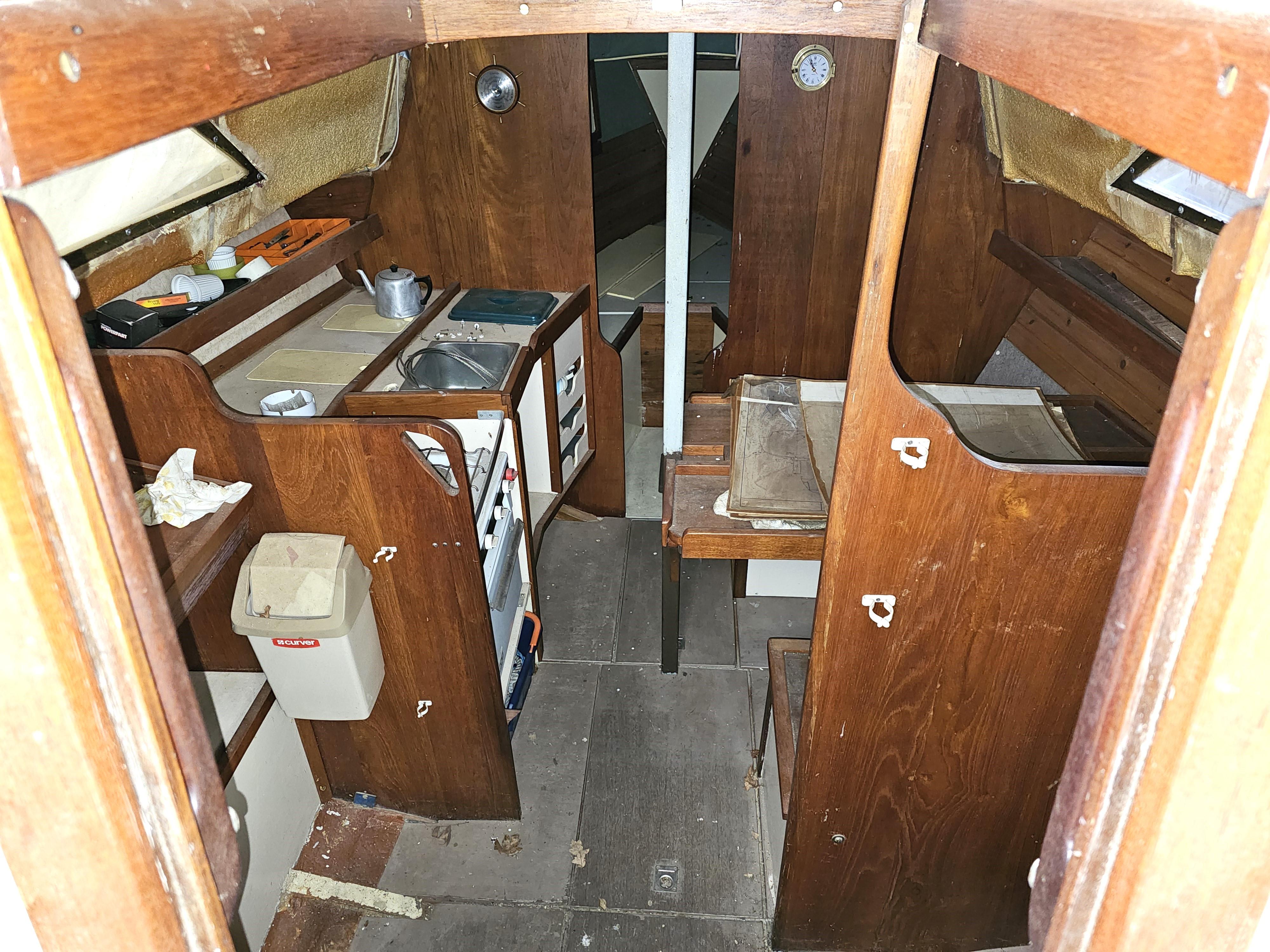 Ganley steel sloop for sale with BJ Marine