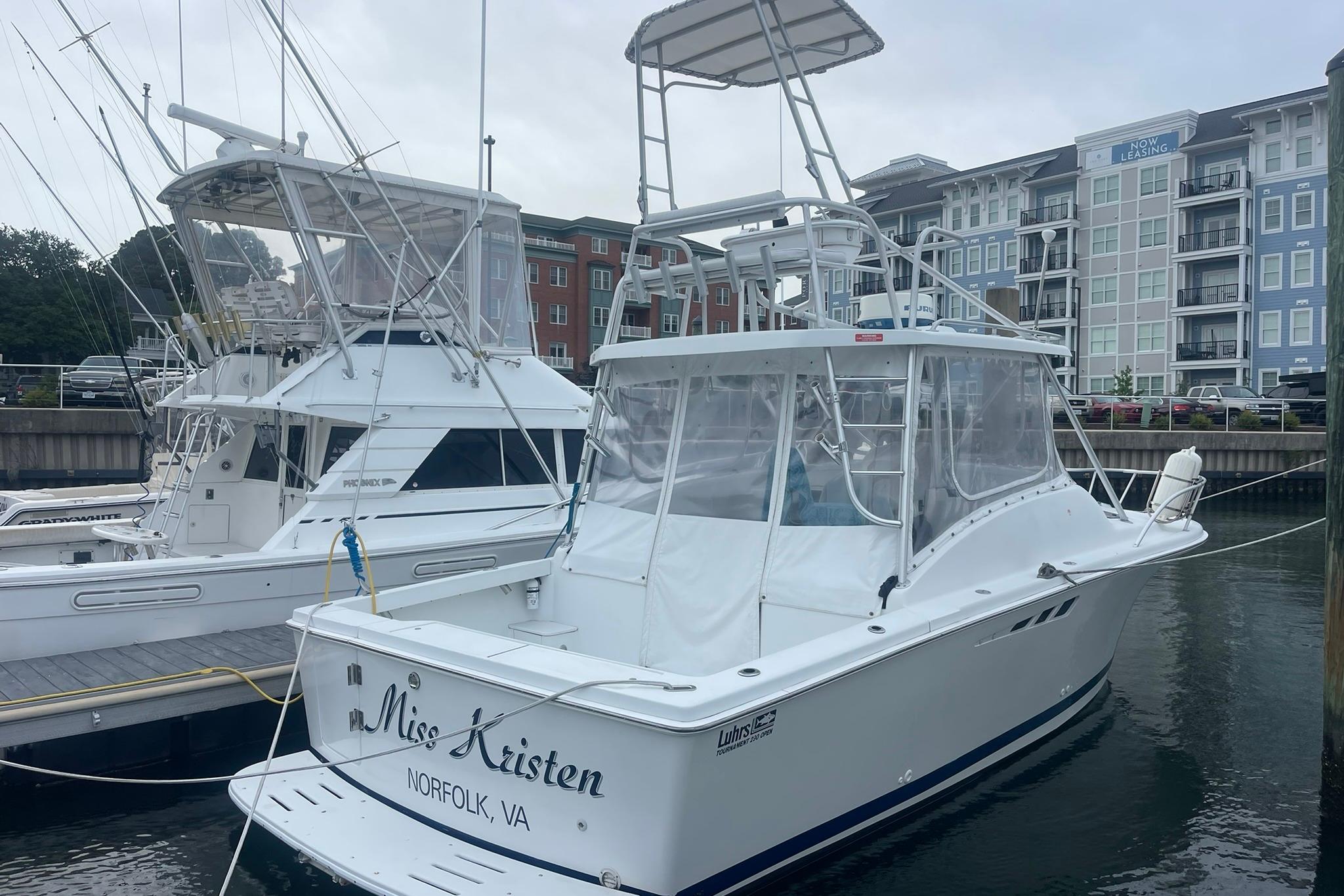1996 LUHRS 290 TOURNAMENT OPEN STBD SIDE PROFILE