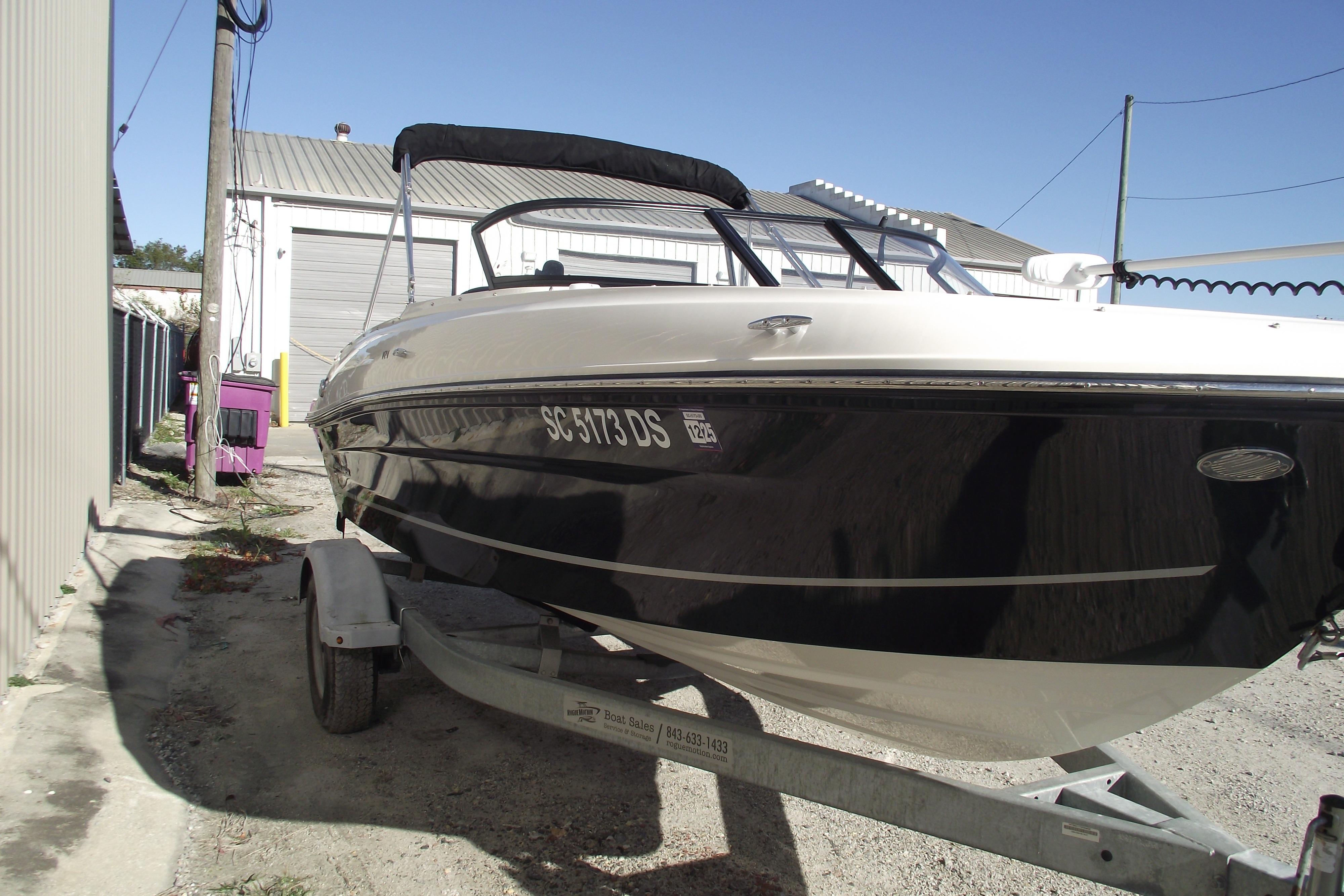 2022 Bayliner VR4 Bowrider OB on trailer.