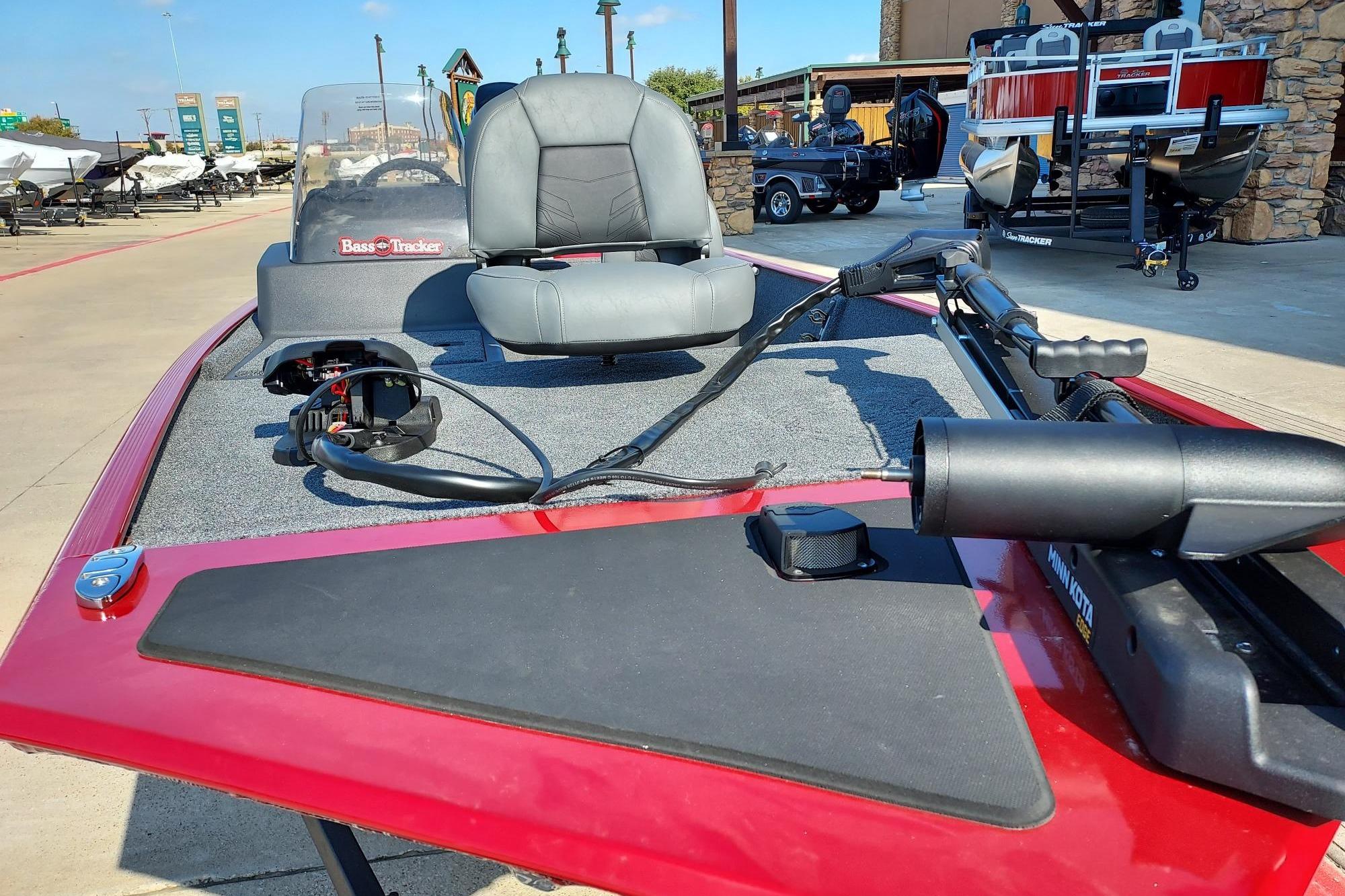 2026 Tracker Bass Tracker Classic XL boat with seating and fishing equipment.