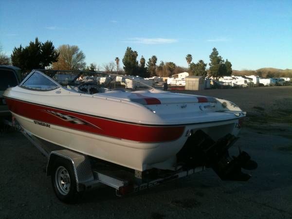 2006 Stingray 195LR 20' bowrider on a trailer, ready for adventure.