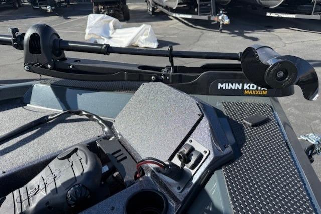 2026 Ranger RT198P boat with Minn Kota Maxxum trolling motor on deck.