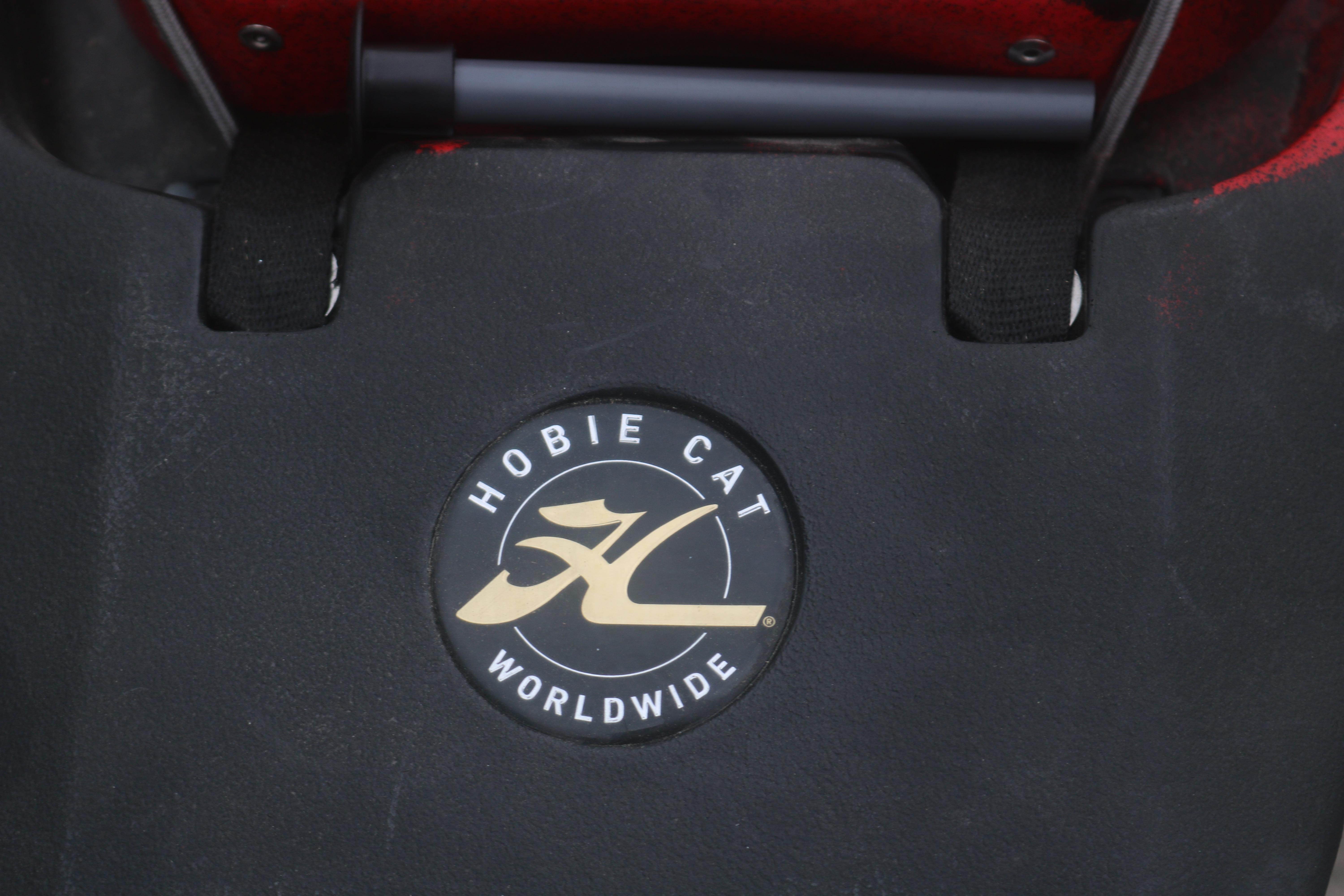 Hobie Cat Worldwide logo on 2023 Mirage Pro Angler 14 kayak.