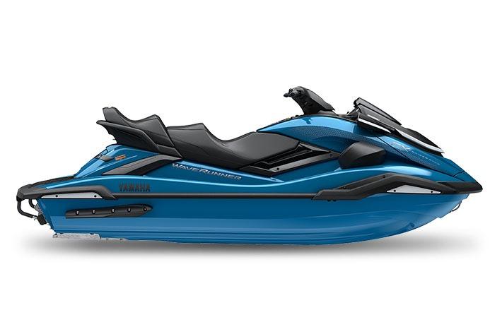 Manufacturer Provided Image: 2026 Yamaha WaveRunner FX Cruiser SVHO in sleek blue design, side view.