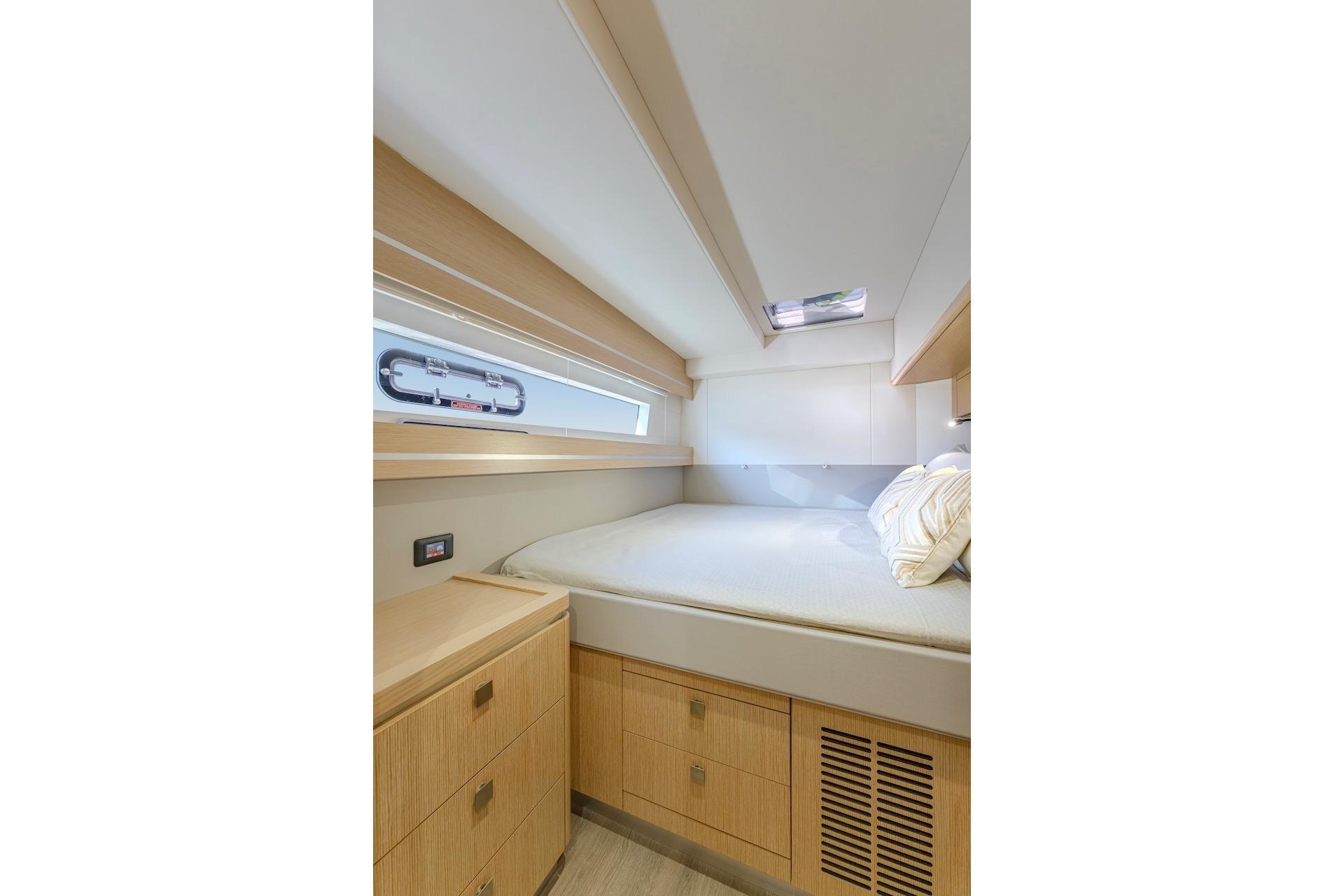 Interior of Privilege Signature 510 yacht, 2025 model.