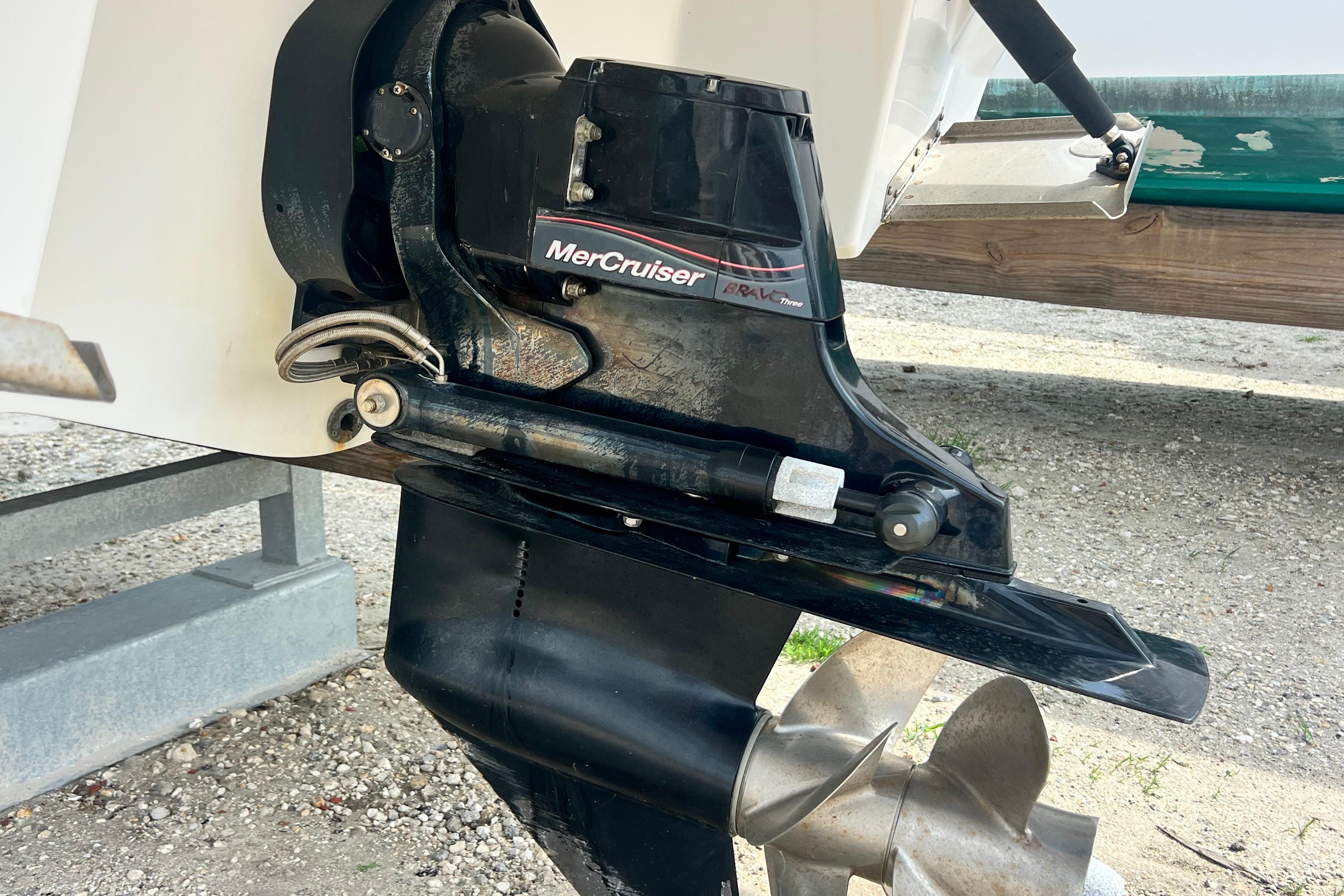 MerCruiser Bravo Three outdrive on a 2015 Monterey 268SS Super Sport boat.