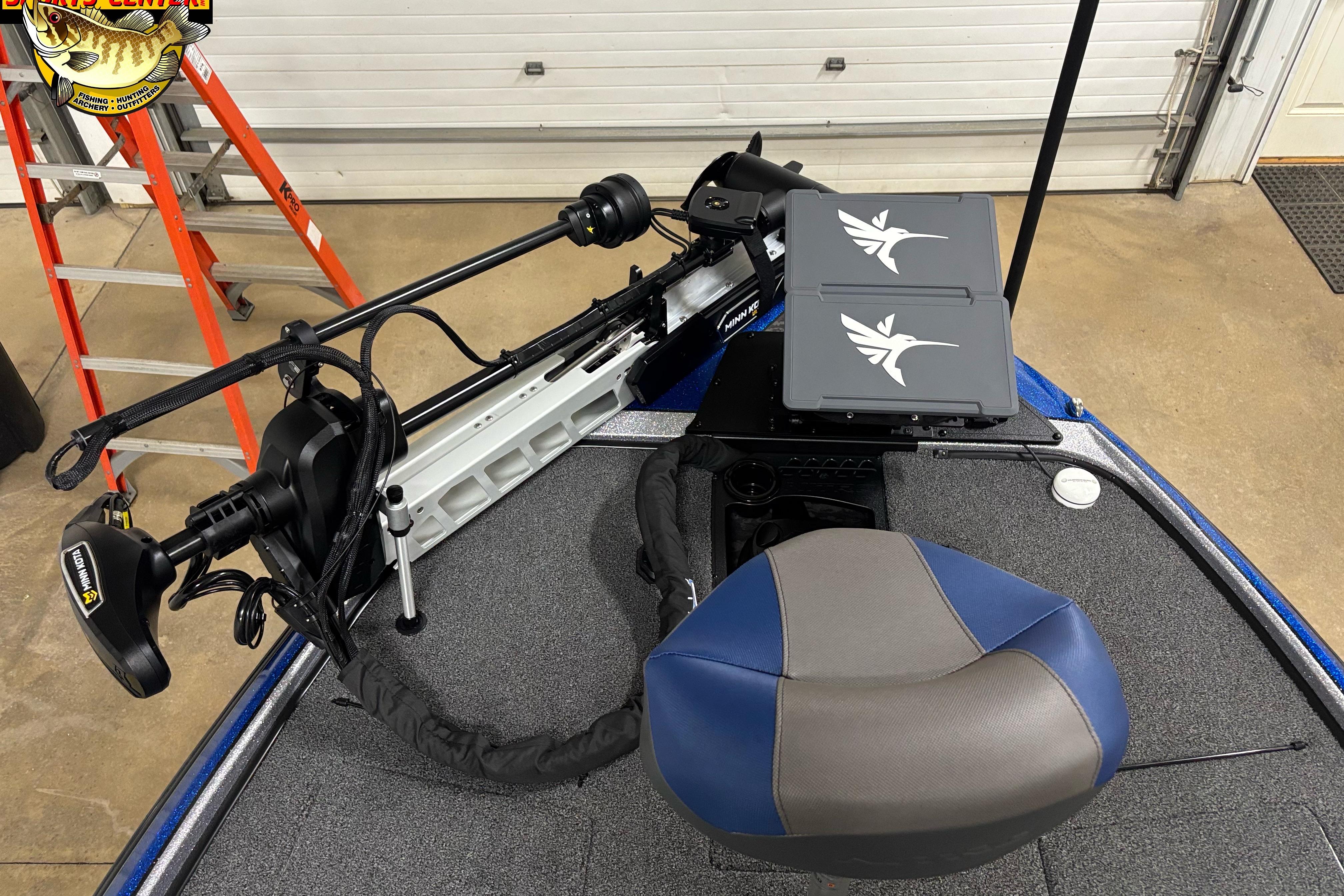 2026 Nitro Z20 XL boat interior with advanced fishing equipment and seating.