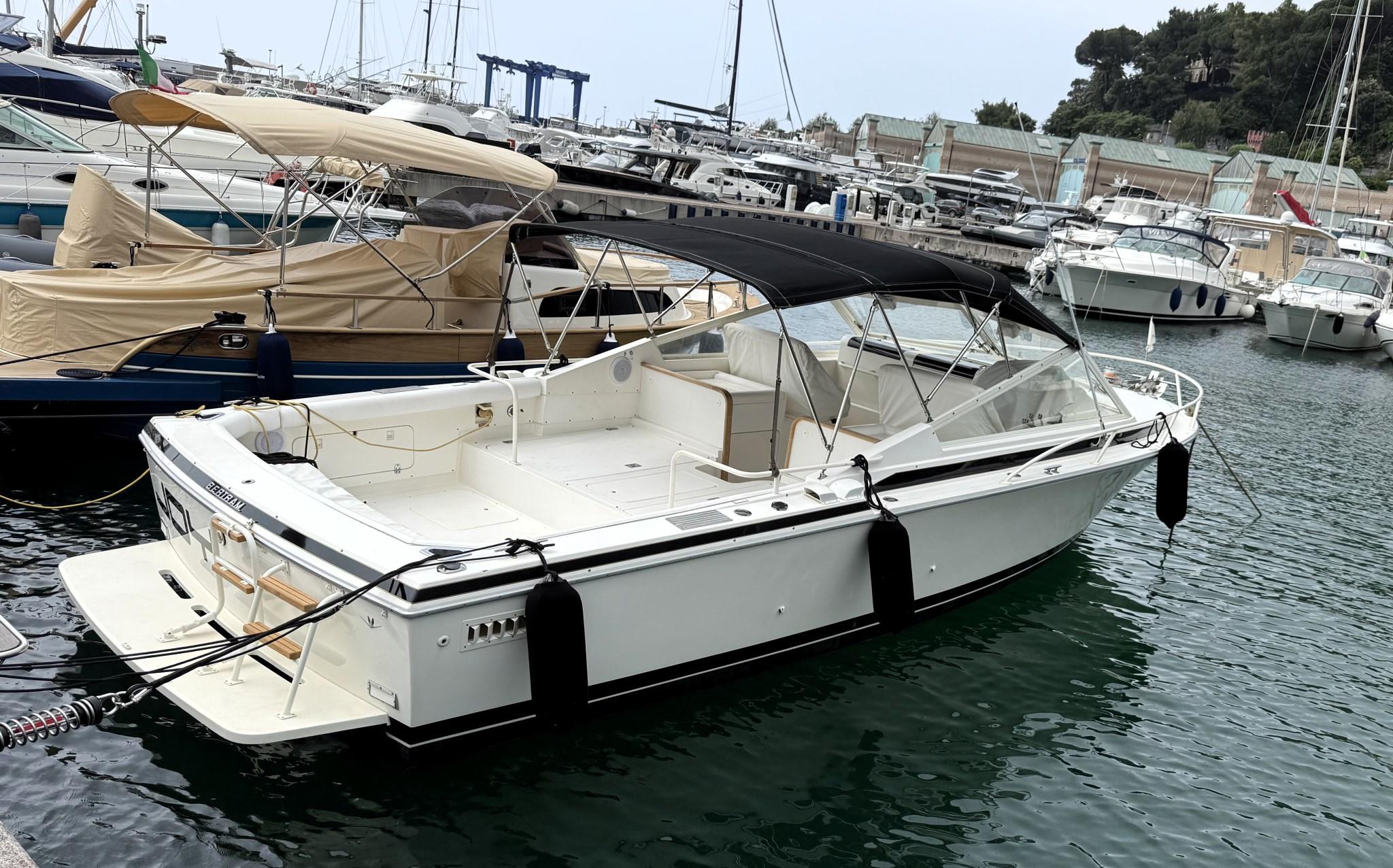 1990 Custom Bertram Yacht 28' Moppie