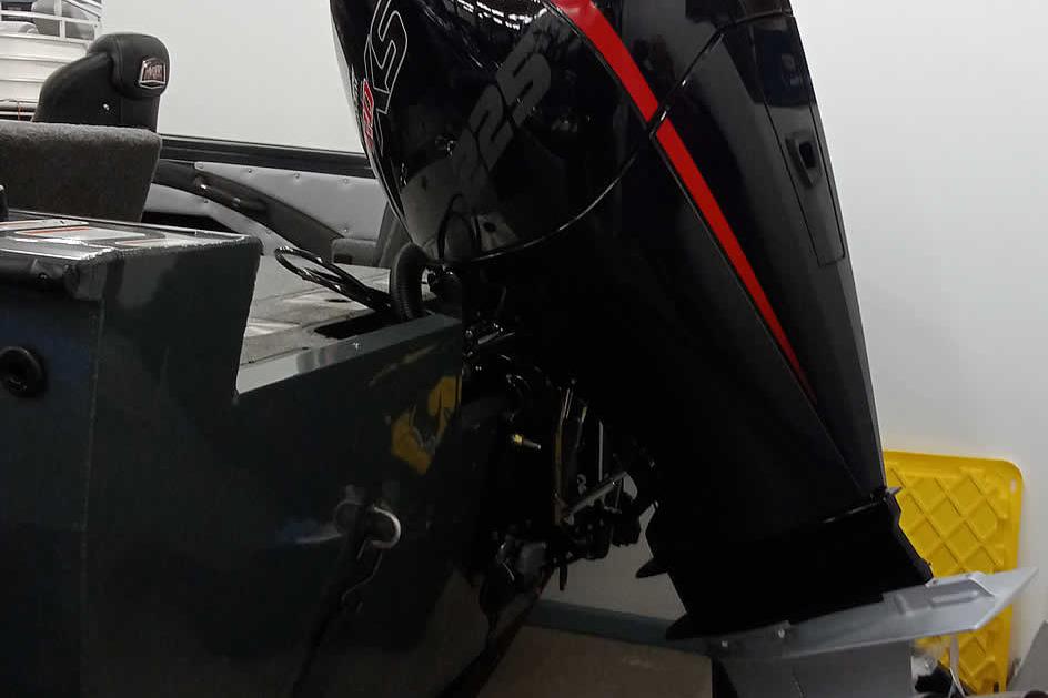 2026 Ranger VX1888 WT boat with powerful outboard motor.