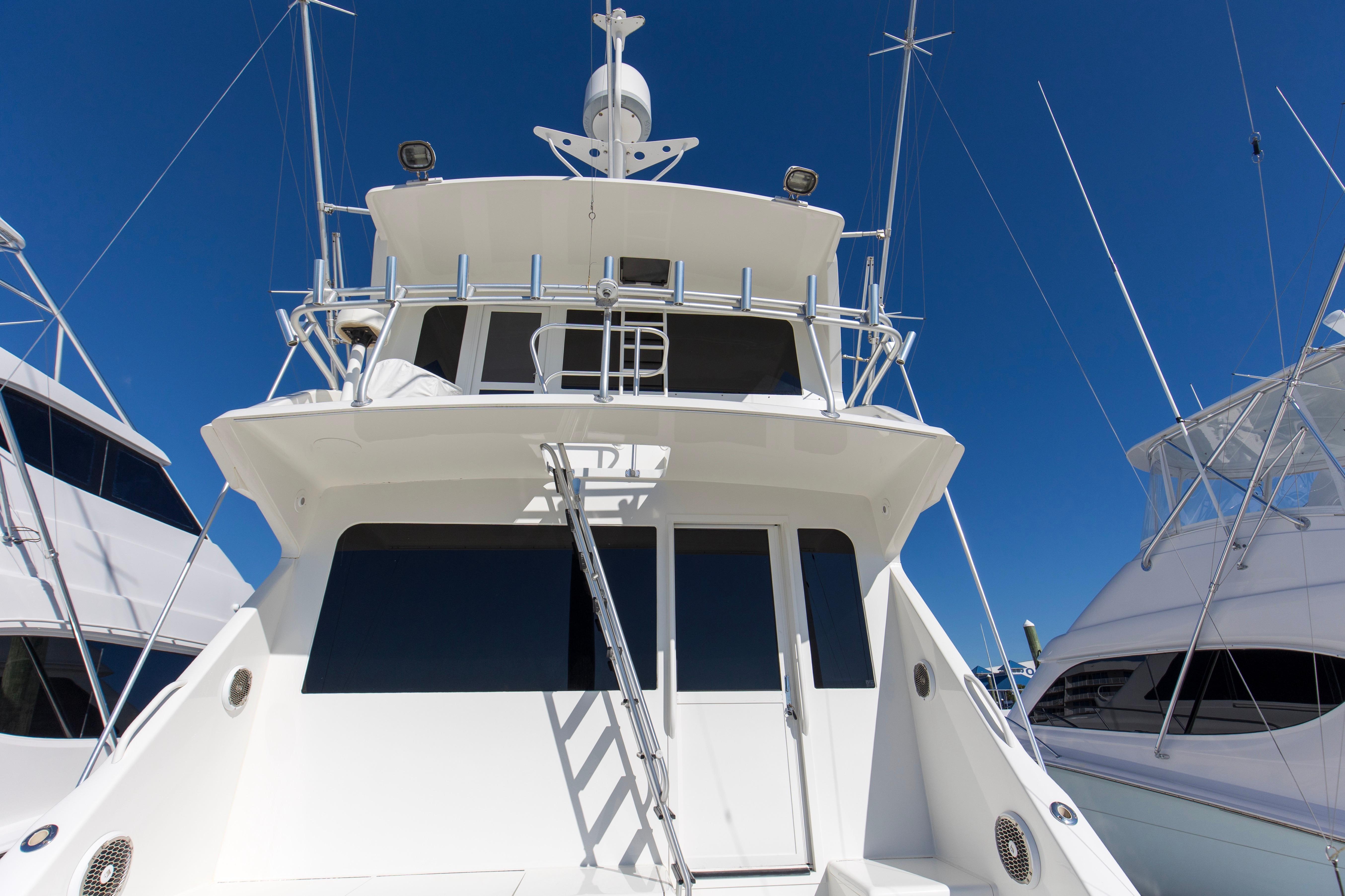 1998 Viking 72 Enclosed Bridge