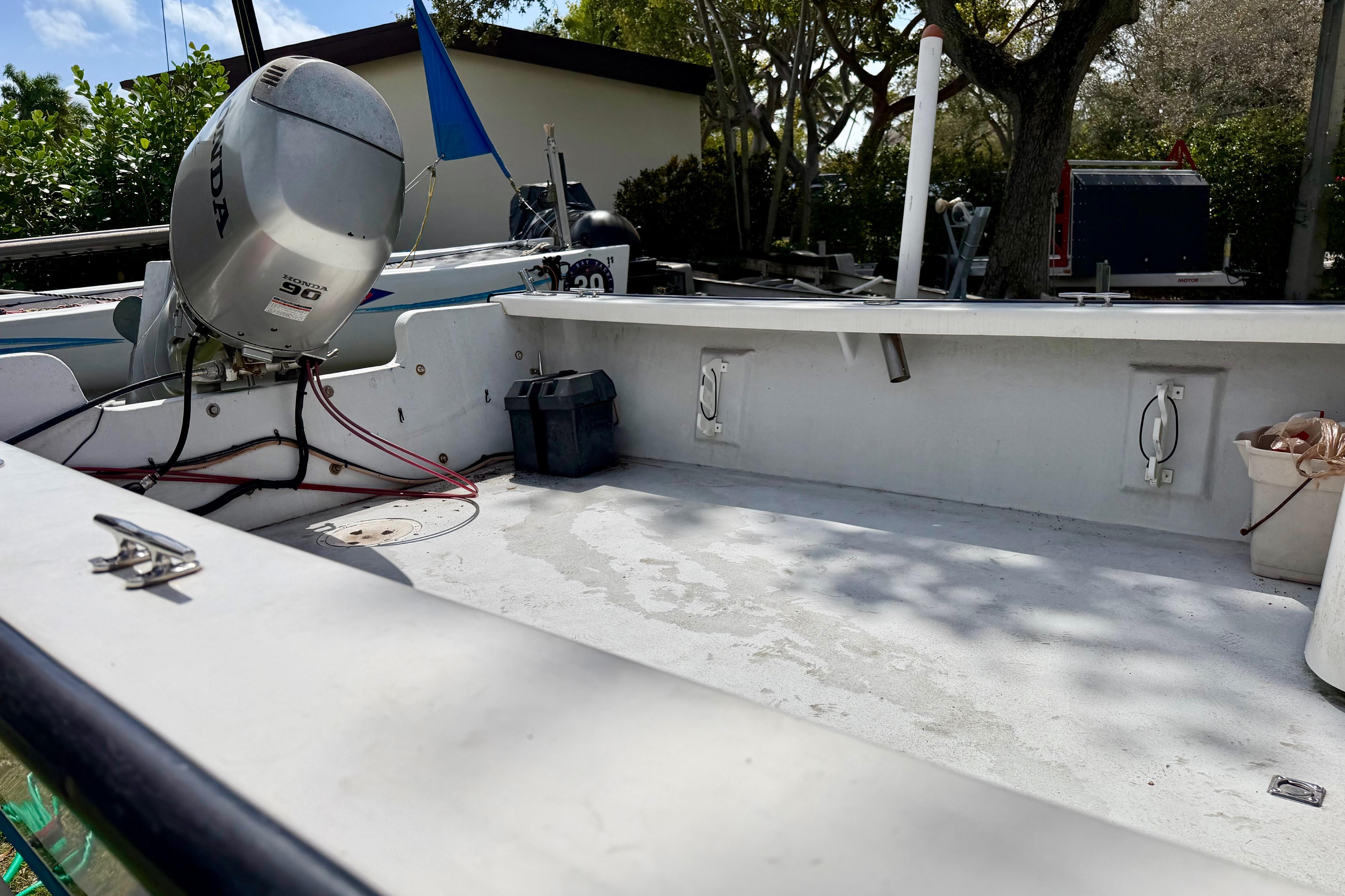 2000 Eastern 22 Lobster Fisherman boat with Honda 90 outboard motor.