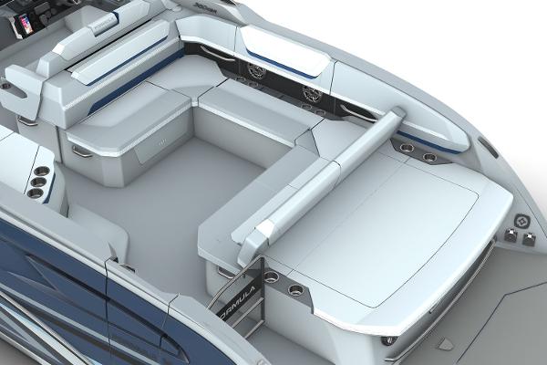 Manufacturer Provided Image: 2026 Formula 360 Crossover Bowrider I/O interior with spacious seating and modern design.