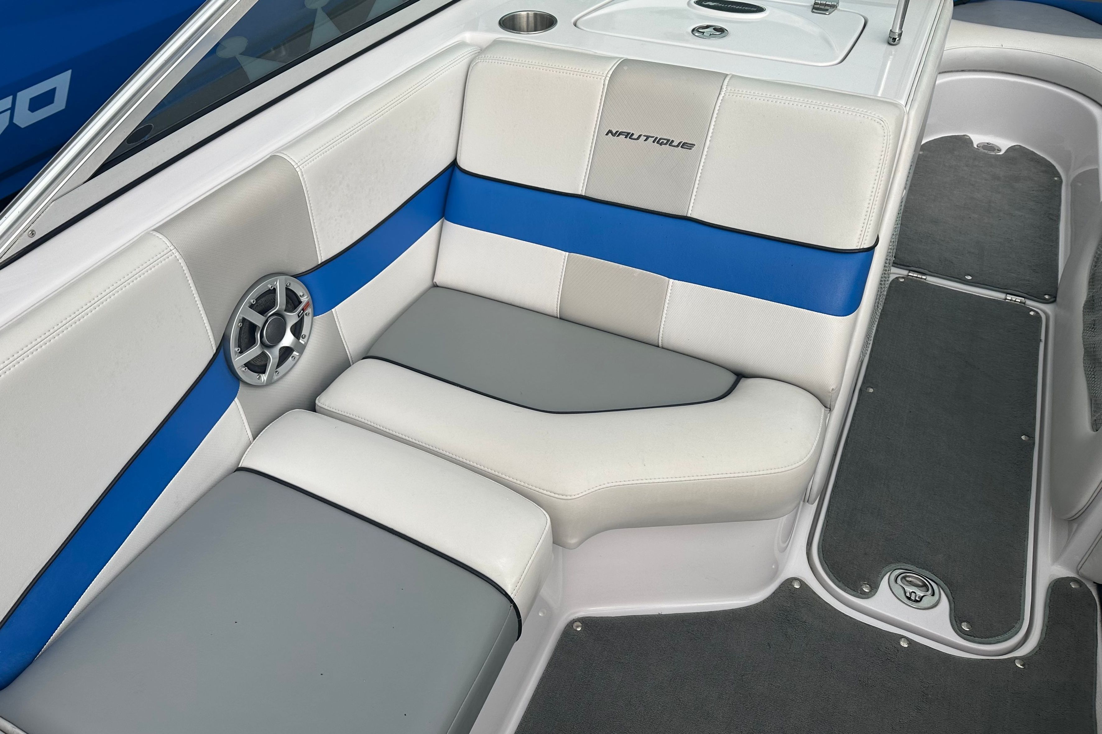 Interior of a 2008 Nautique Super Air Nautique 220 boat.
