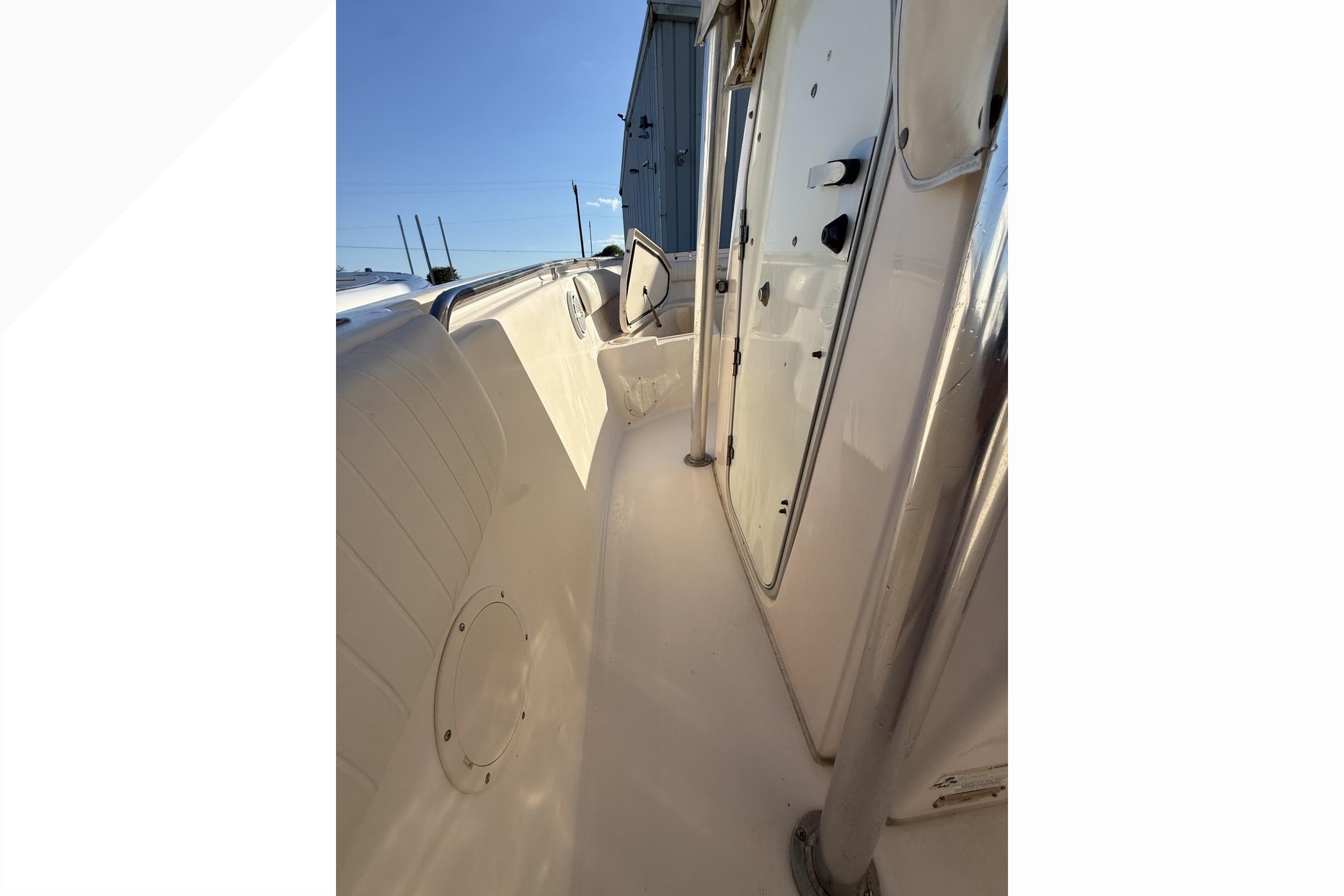 2011 Grady-White Fisherman 230 boat interior, showcasing sleek design and spacious layout.