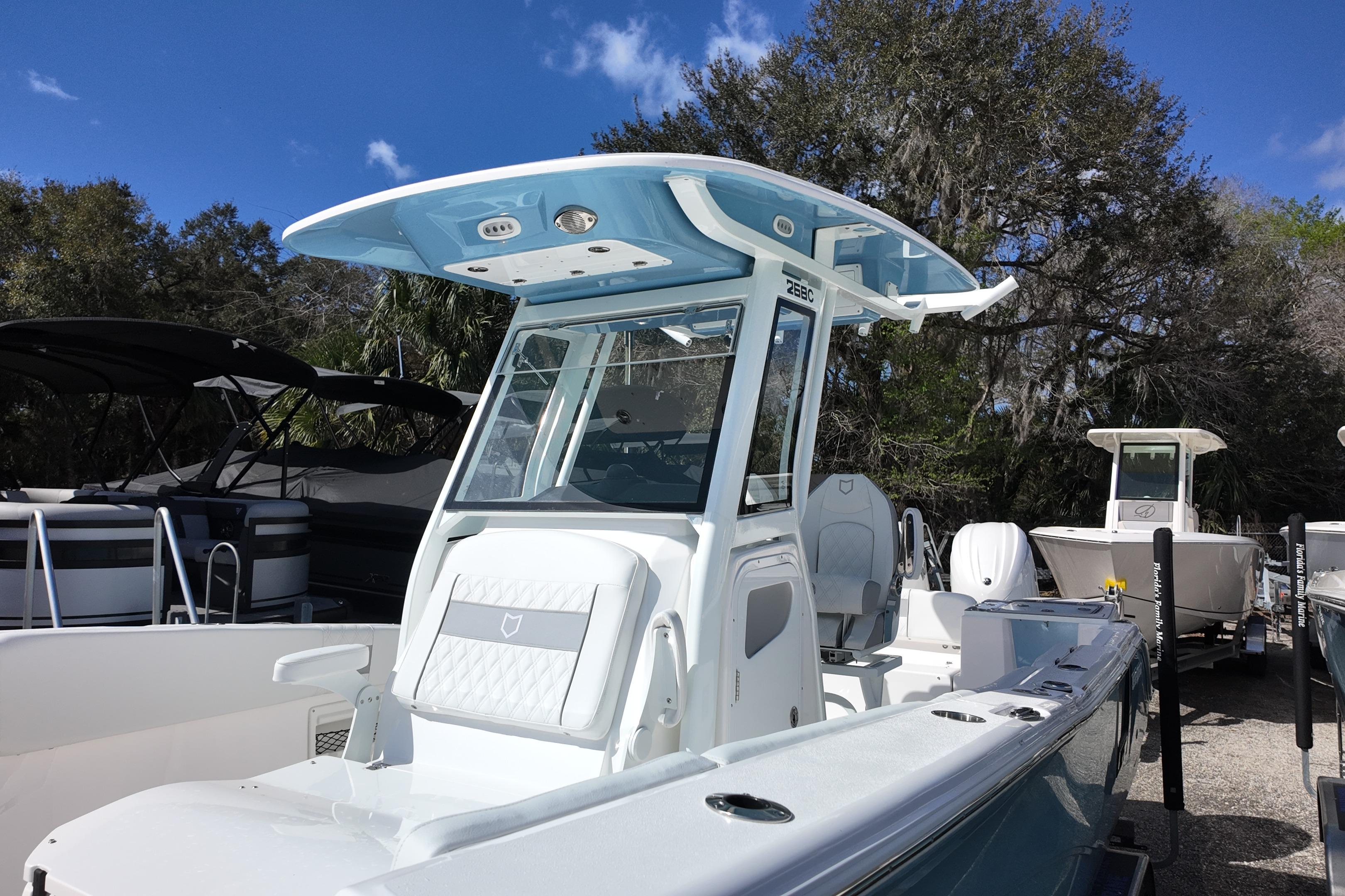 2026 Sea Fox 268 Commander boat with sleek design and modern features.