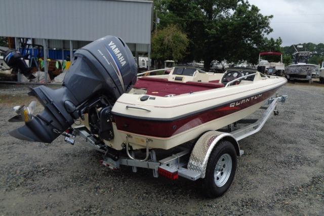 1996 Quantum 180 XD boat with Yamaha outboard motor on a trailer.