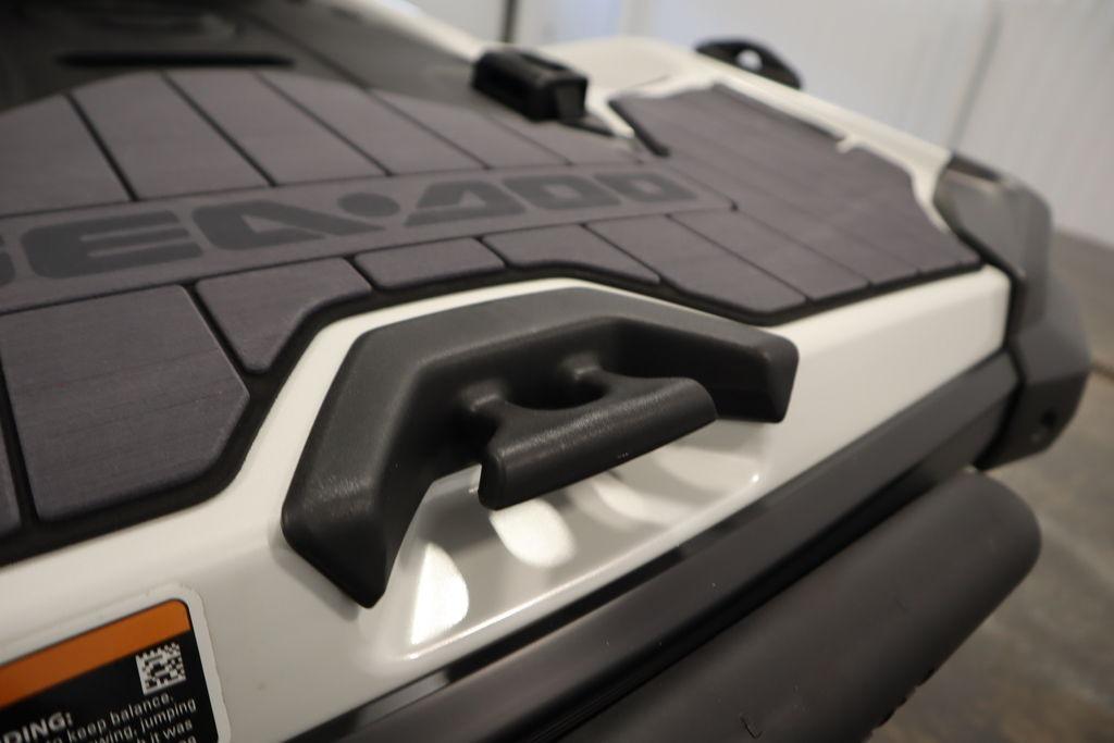 2026 Sea-Doo GTX Limited 325 rear deck with handle and logo detail.