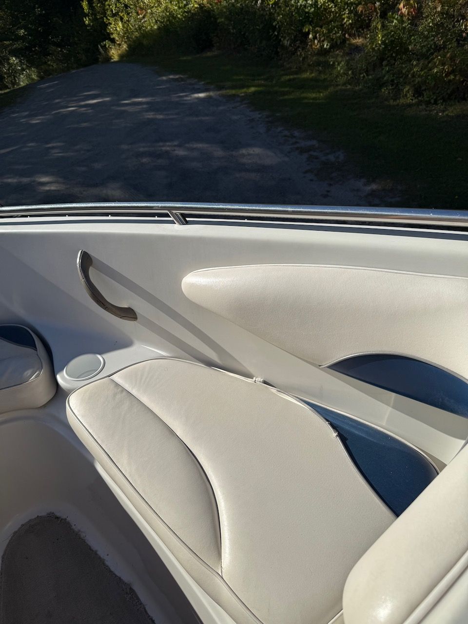 Interior view of a 2000 Crownline 192 BR boat.