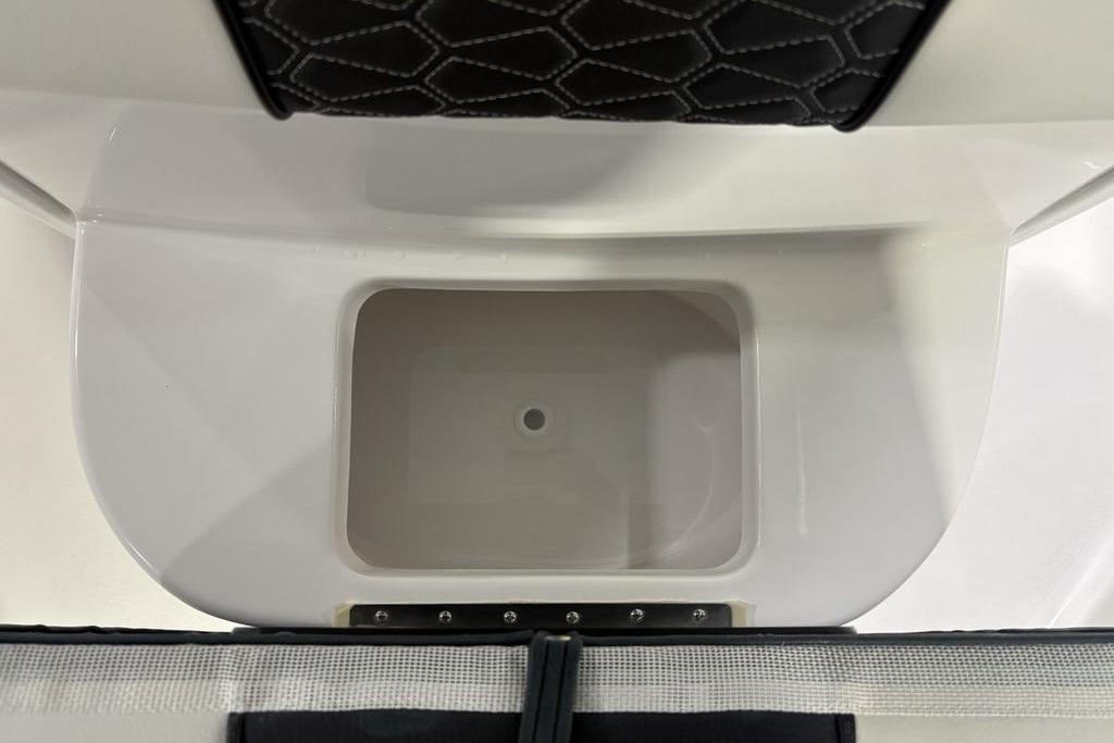 2026 Tidewater 232 CC Adventure boat interior compartment detail.